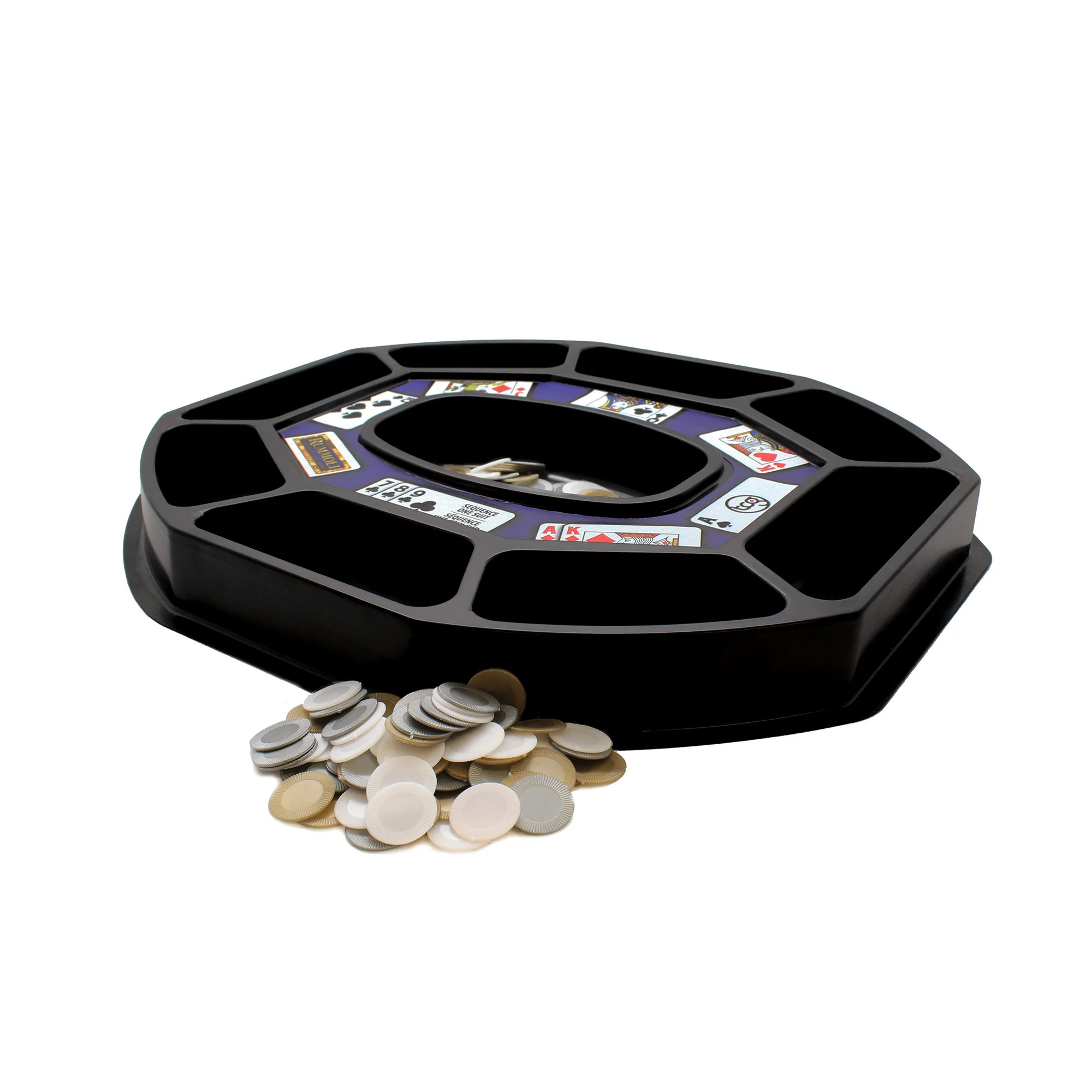Deluxe TRAY RUMMOLI Board and Card Game Hybrid - Image 2