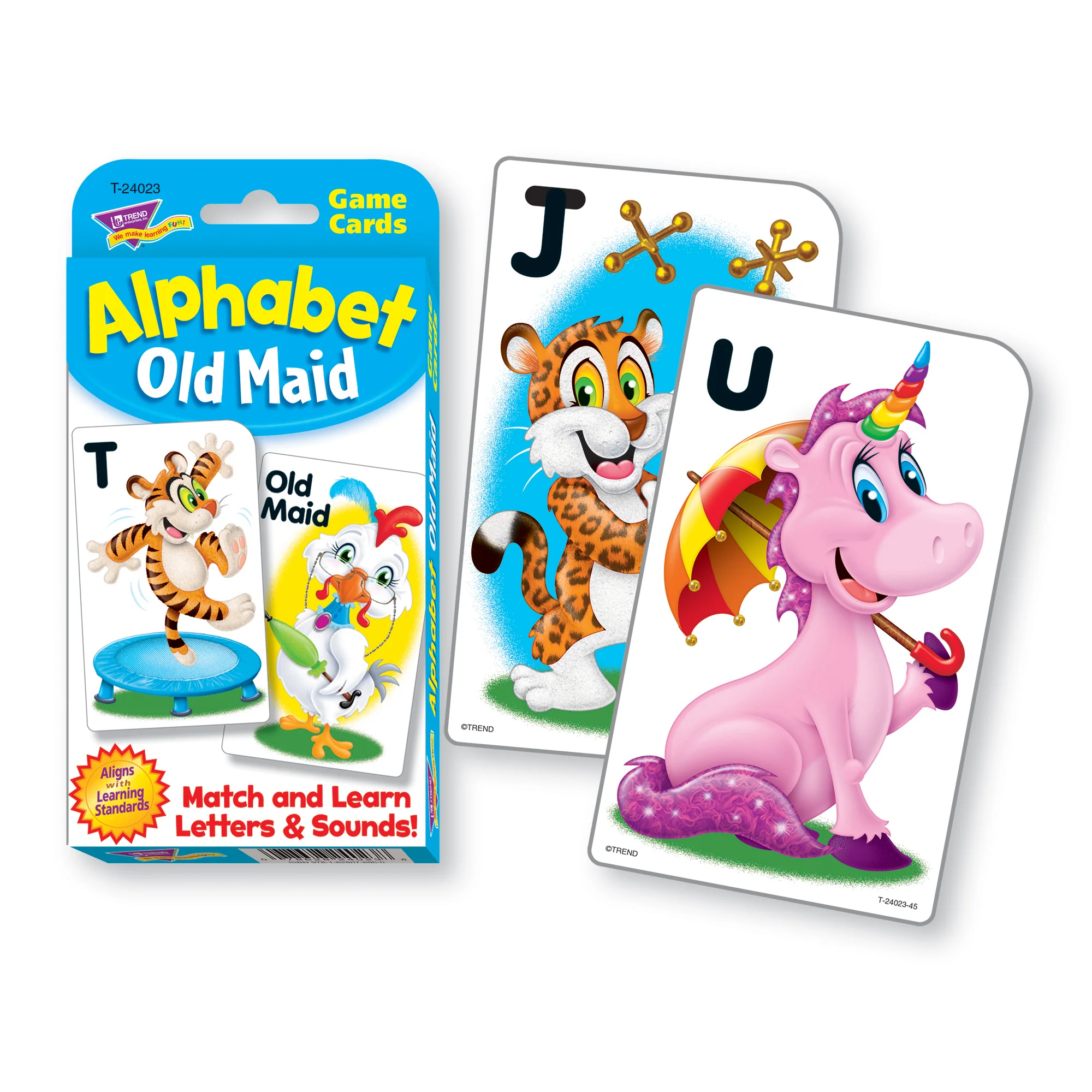 TREND Alphabet Old Maid Challenge Cards - Educational Letter Game - 6 Sets - Image 2