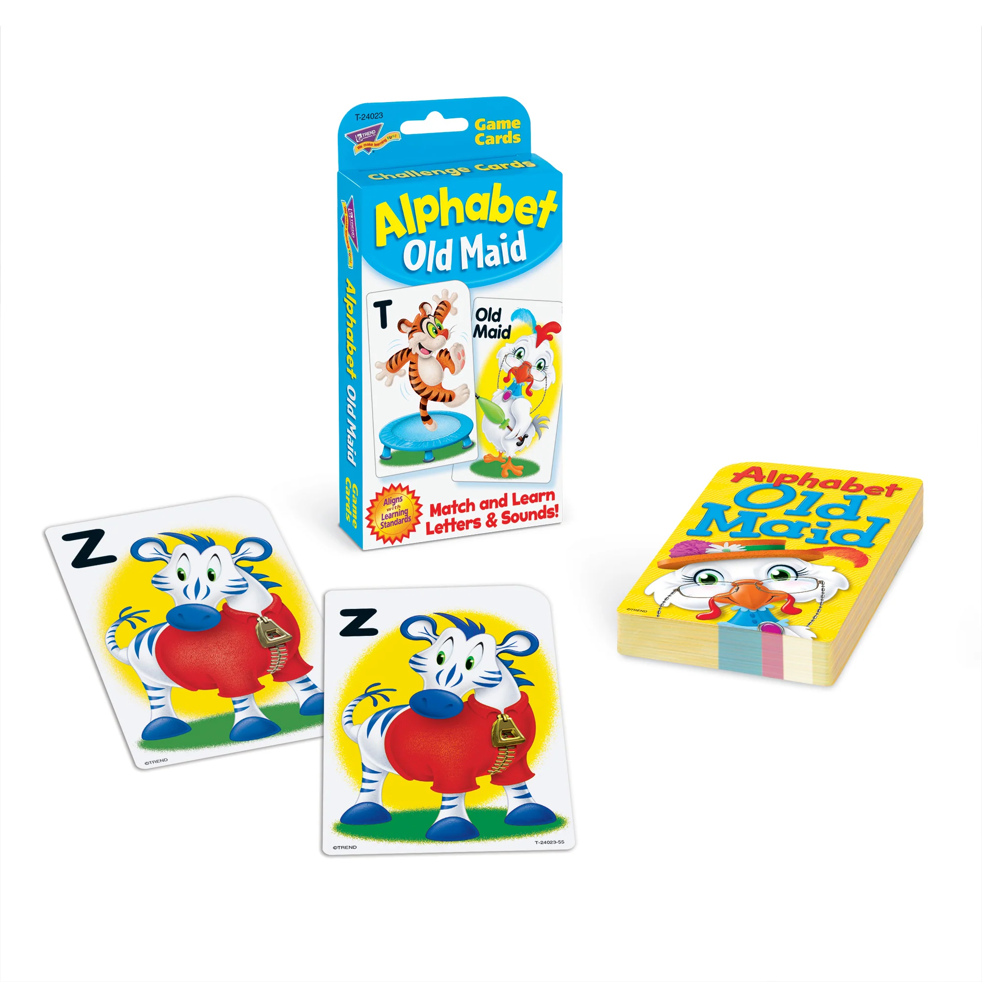 TREND Alphabet Old Maid Challenge Cards - Educational Letter Game - 6 Sets - Image 3