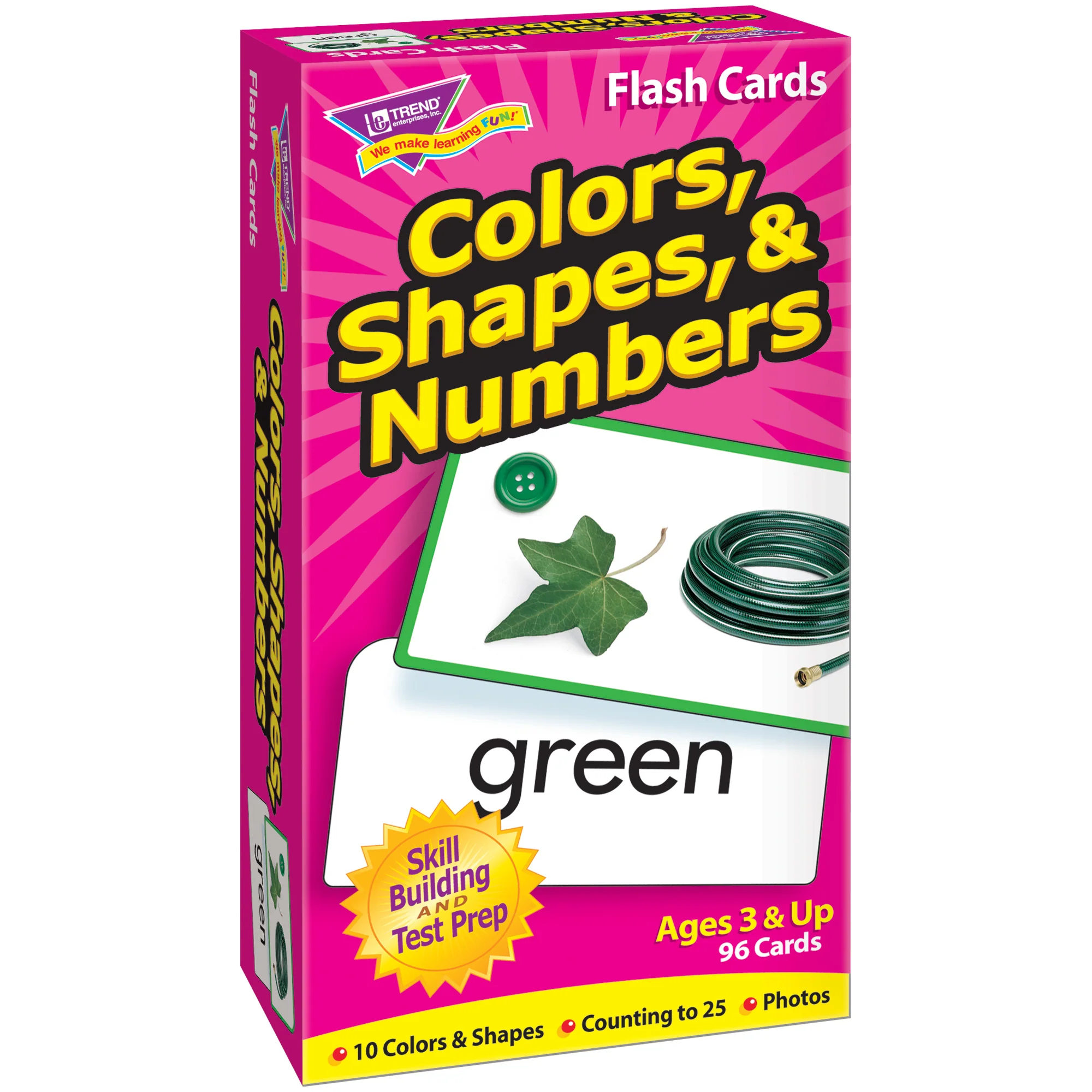 TREnd Colors, Shapes & Numbers Skill Drill Flash Cards - Educational Trio Pack - Image 2