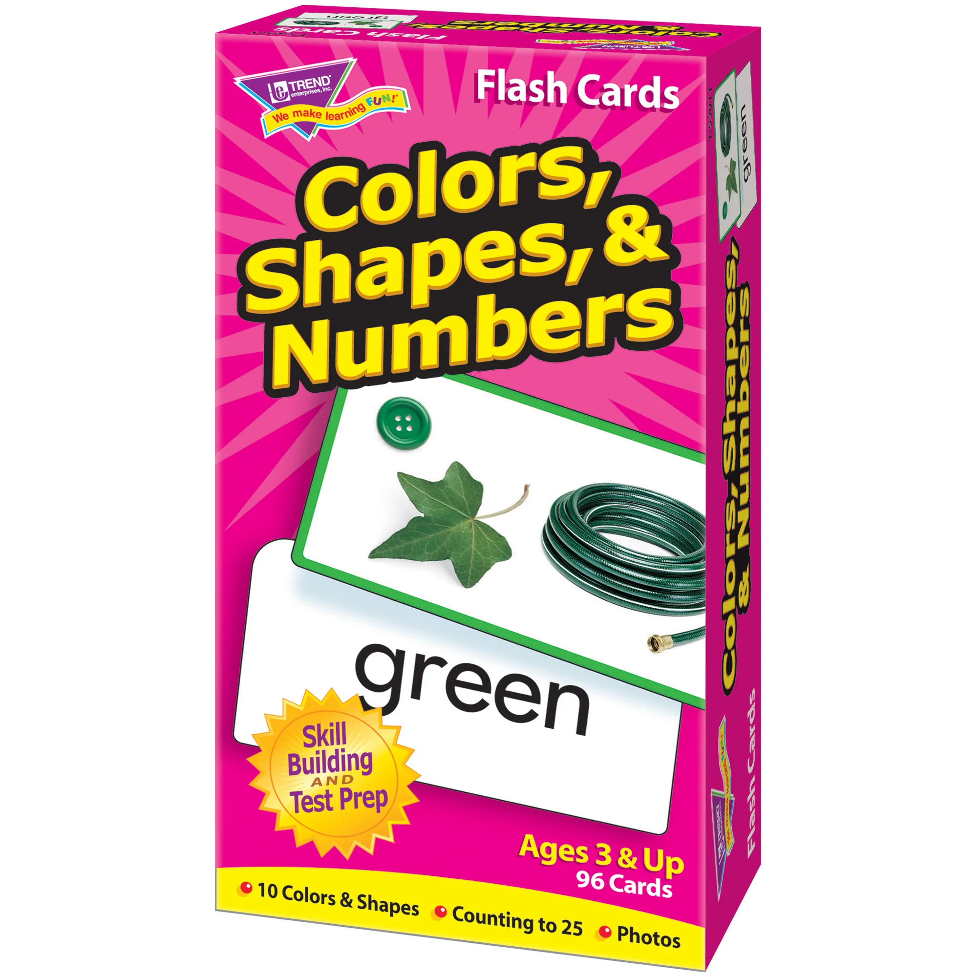 TREnd Colors, Shapes & Numbers Skill Drill Flash Cards - Educational Trio Pack - Image 5