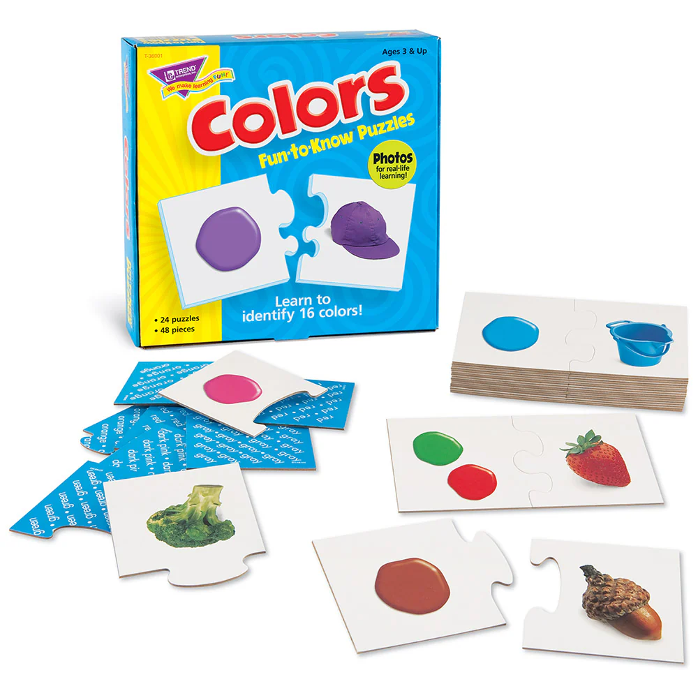 Trend Enterprises PreK-1 Color Identification Puzzle - 48 pc - Image 2