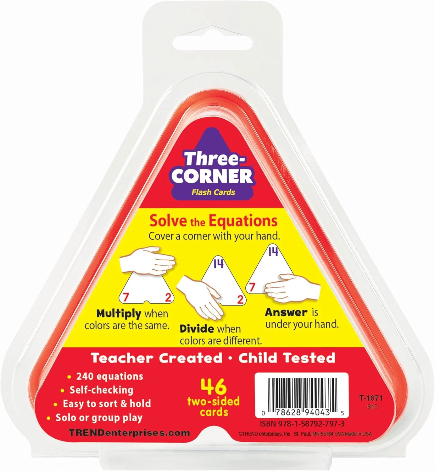 Trend Enterprises Interactive Math Flash Cards - Multiplication & Division - Image 5