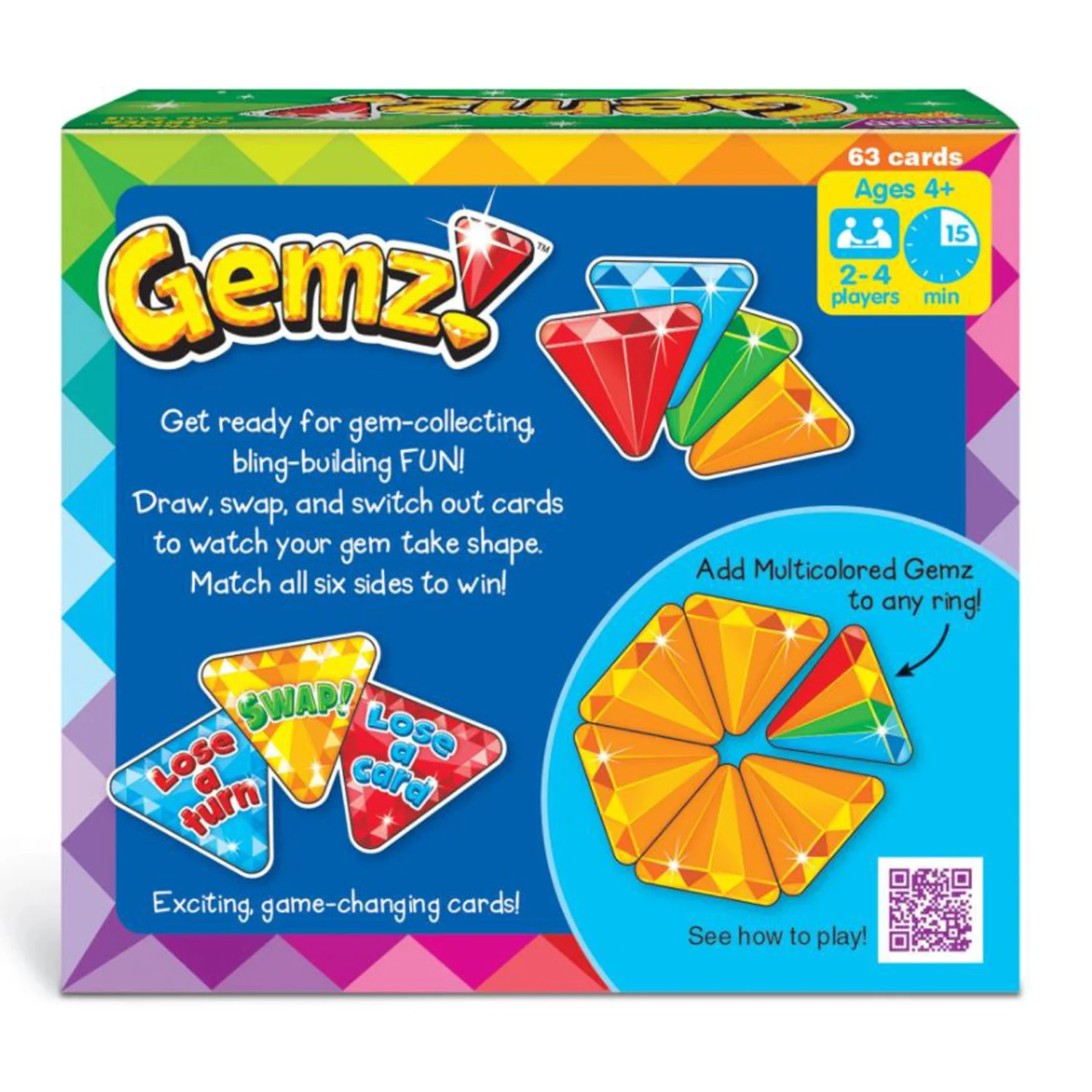 TREND Gemz! Three Corner Card Game, 3-Pack - Image 4