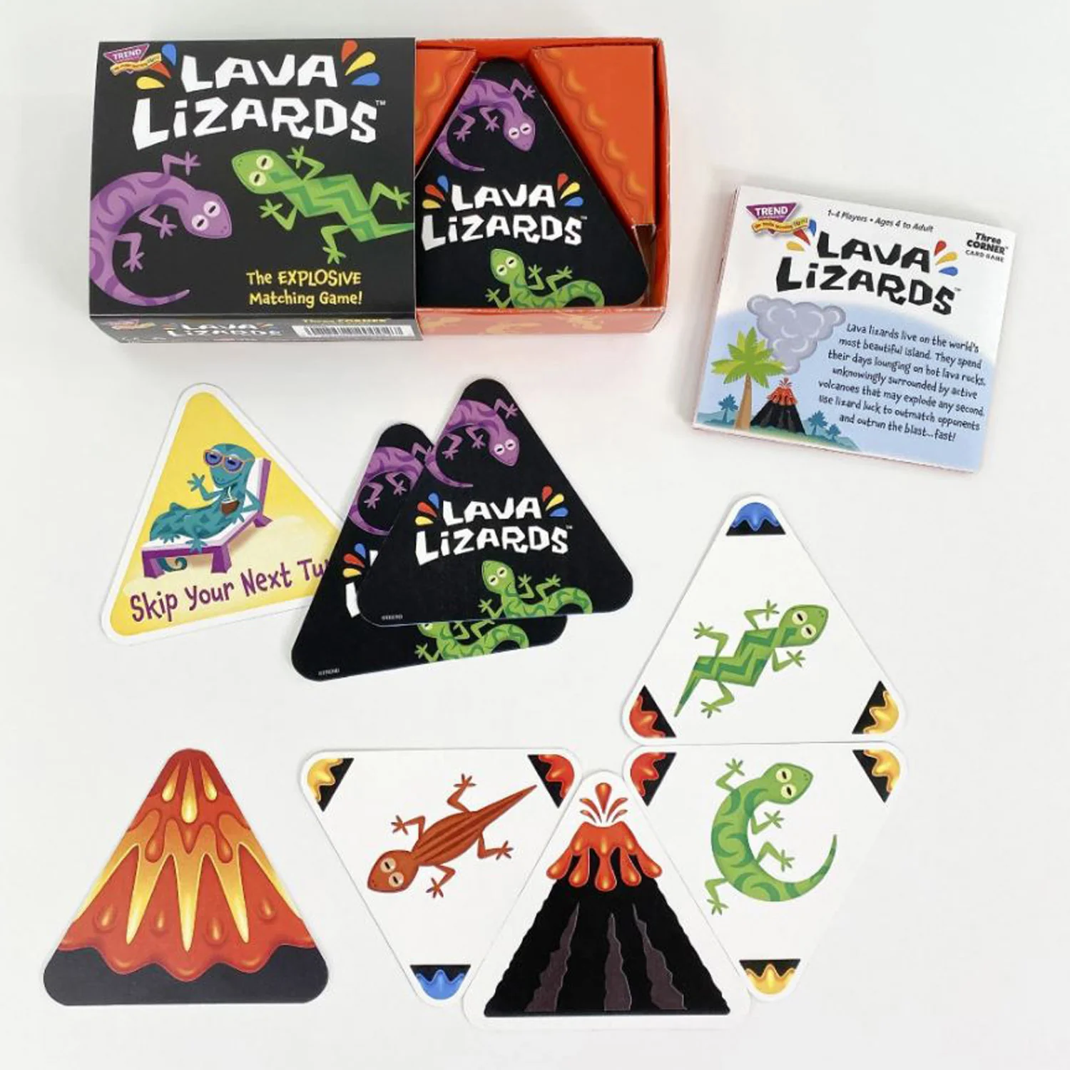 TREND Lava Lizards Three Corner Card Game, Trio Pack - Image 3