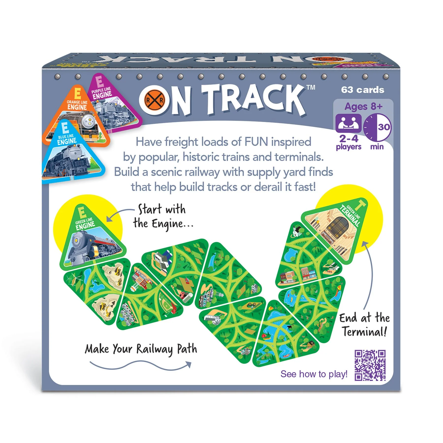 TREND ON TRACK Three Corner Railroad Card Game - Image 4