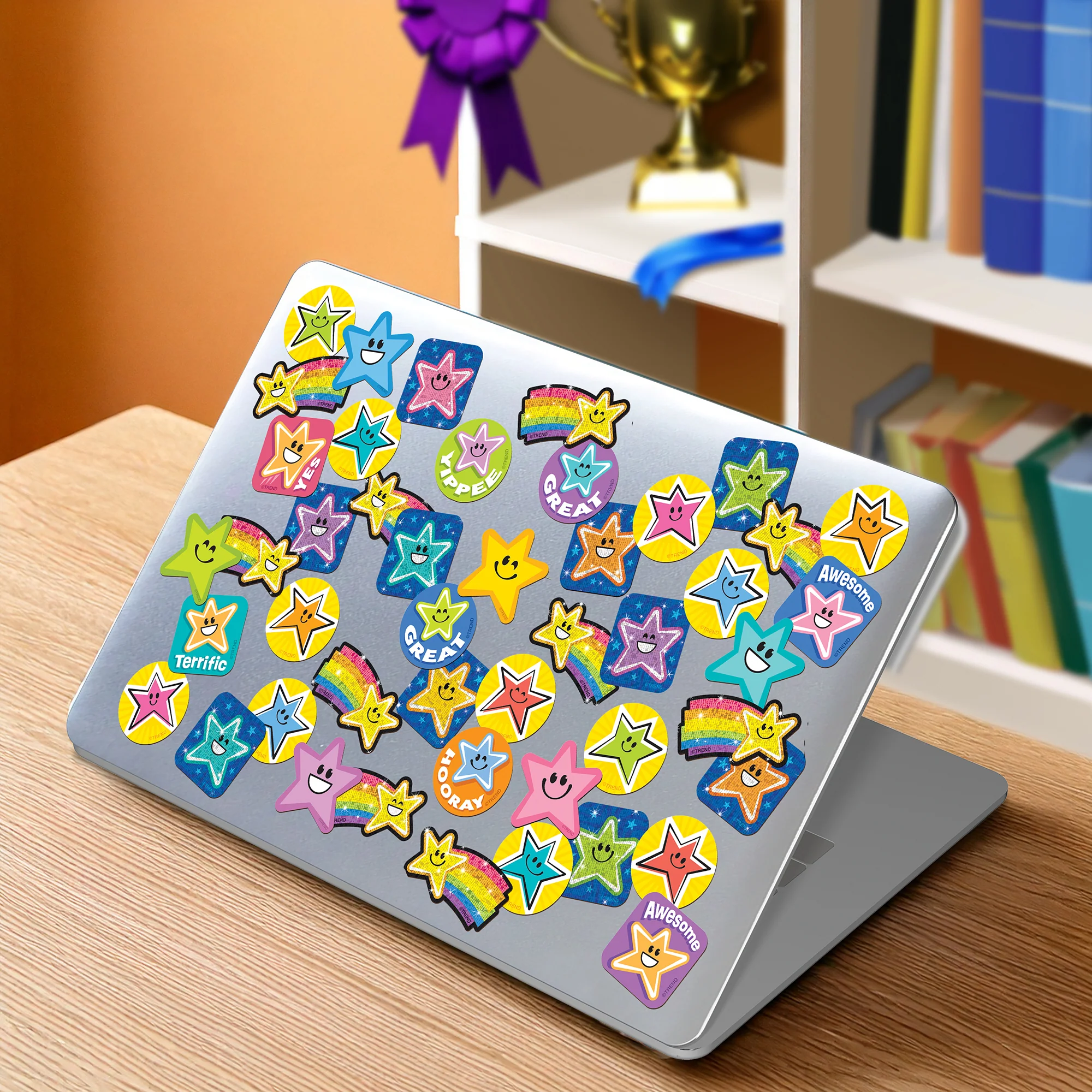 TREND Scratch 'N Sniff All Stars – 240ct Scented Stickers, Star Celebration Pack - Image 5