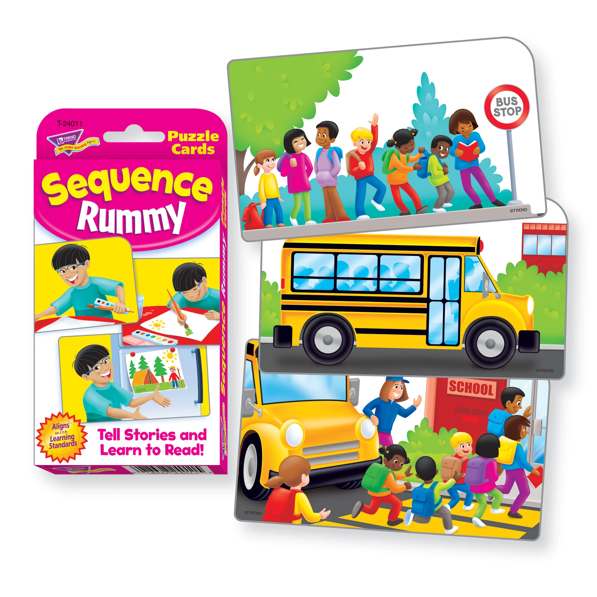 TREND Sequence Rummy Challenge Cards - Storytelling Mastery Set, 6 Packs - Image 2