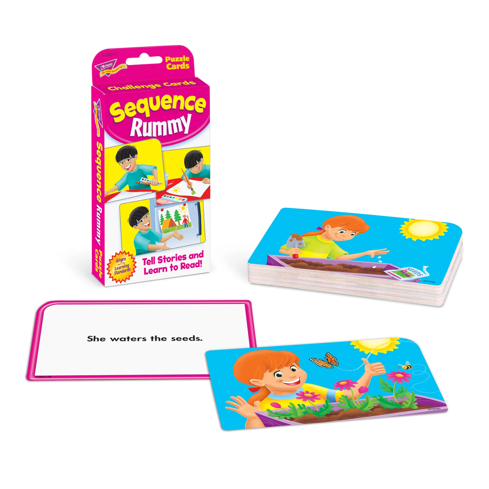 TREND Sequence Rummy Challenge Cards - Storytelling Mastery Set, 6 Packs - Image 3