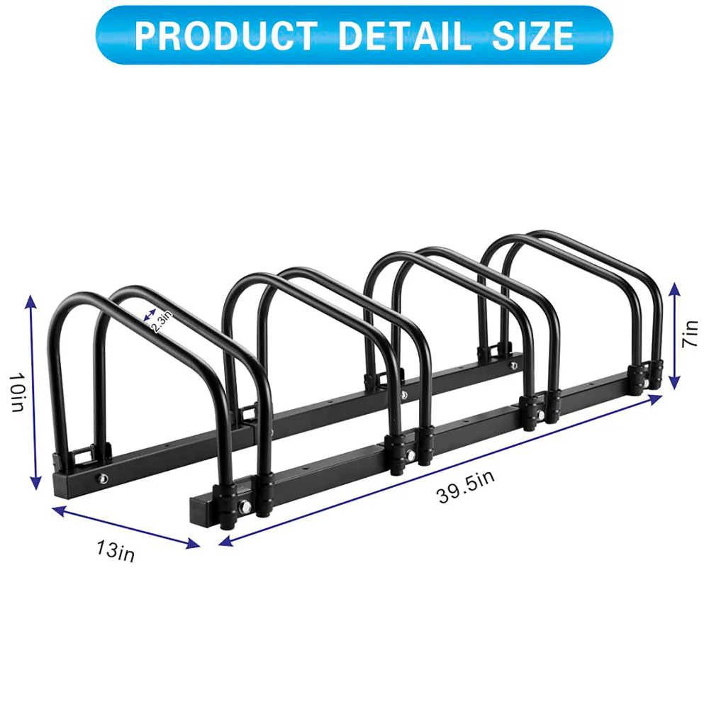 Trimate 4-Bike Indoor Parking Stand – Home Garage Organizer - Image 4