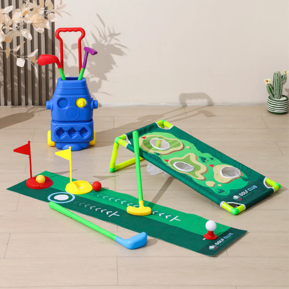 Trimate 2-in-1 Toddler Golf & Cornhole Set - Indoor/Outdoor Sports Fun - Image 4