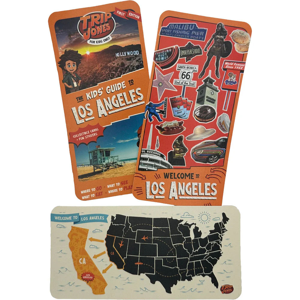 Trip Jones: Los Angeles Adventure - Kids' Collectible Cards, Age 6+ - Image 3
