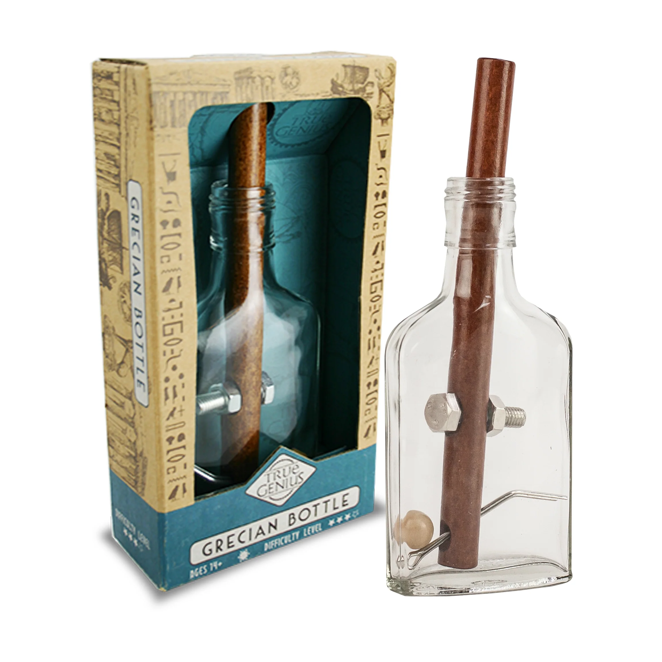 True Genius - Grecian Bottle Intricate Puzzle Challenge - Image 3