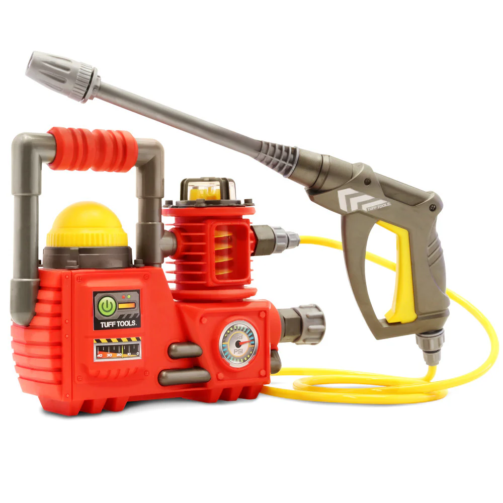Tuff Tools Kids Power Washer - Realistic Water-Spraying Toy - Ages 3+ - Image 3