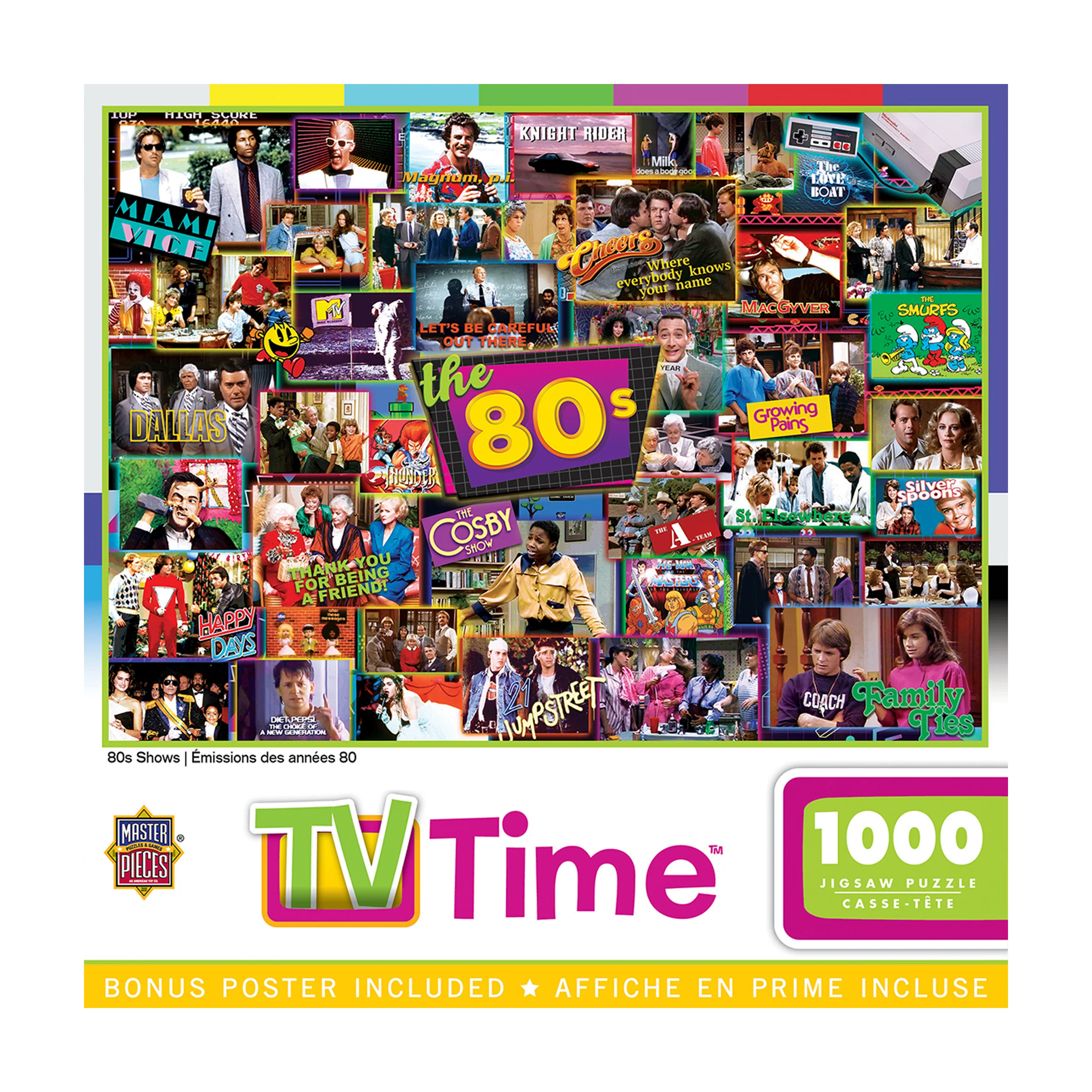 Retro TV Hits Jigsaw Puzzle - 1000 pc - Image 3