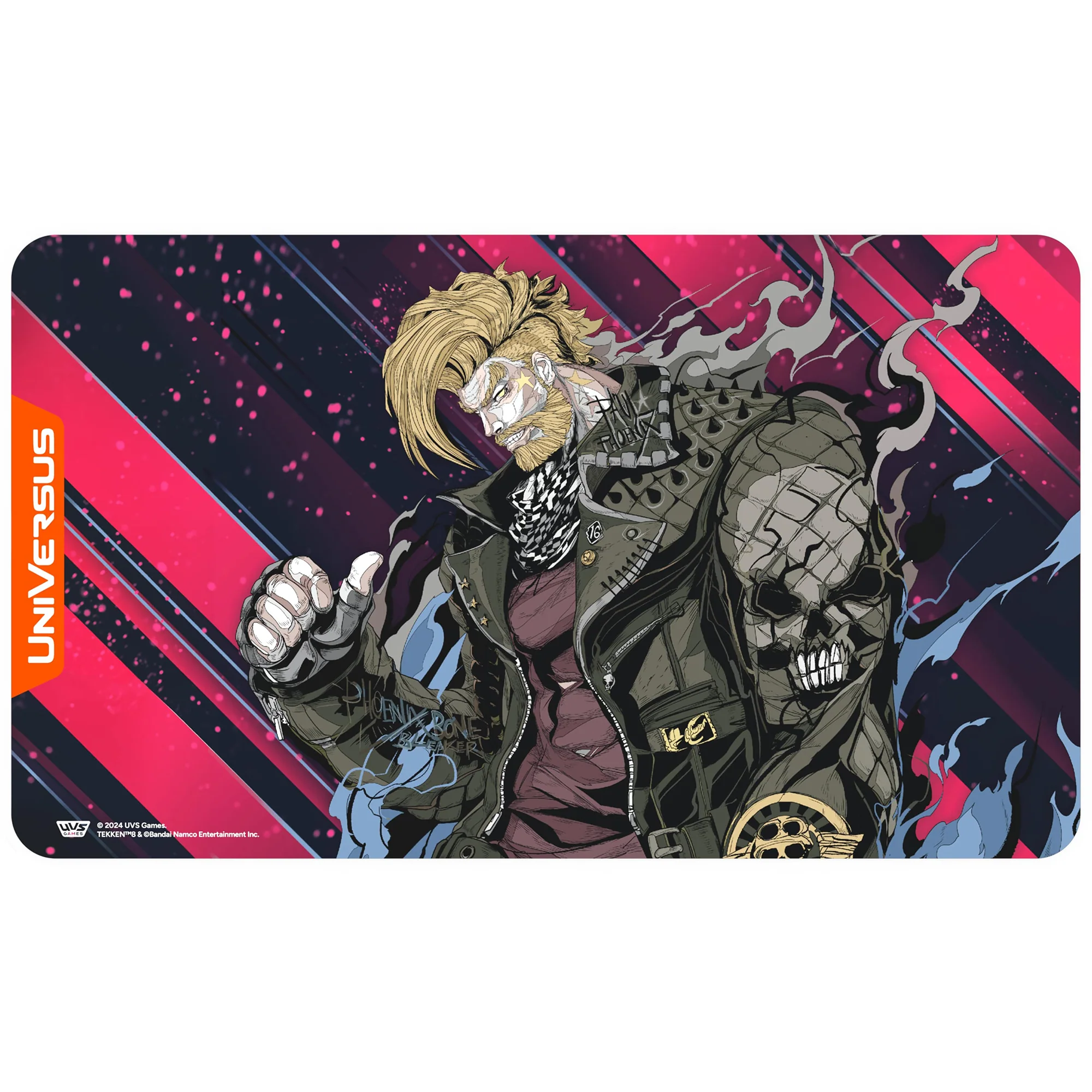 Tekken 8 Paul Character Playmat by UniVersus - Licensed Tabletop Gaming Mat