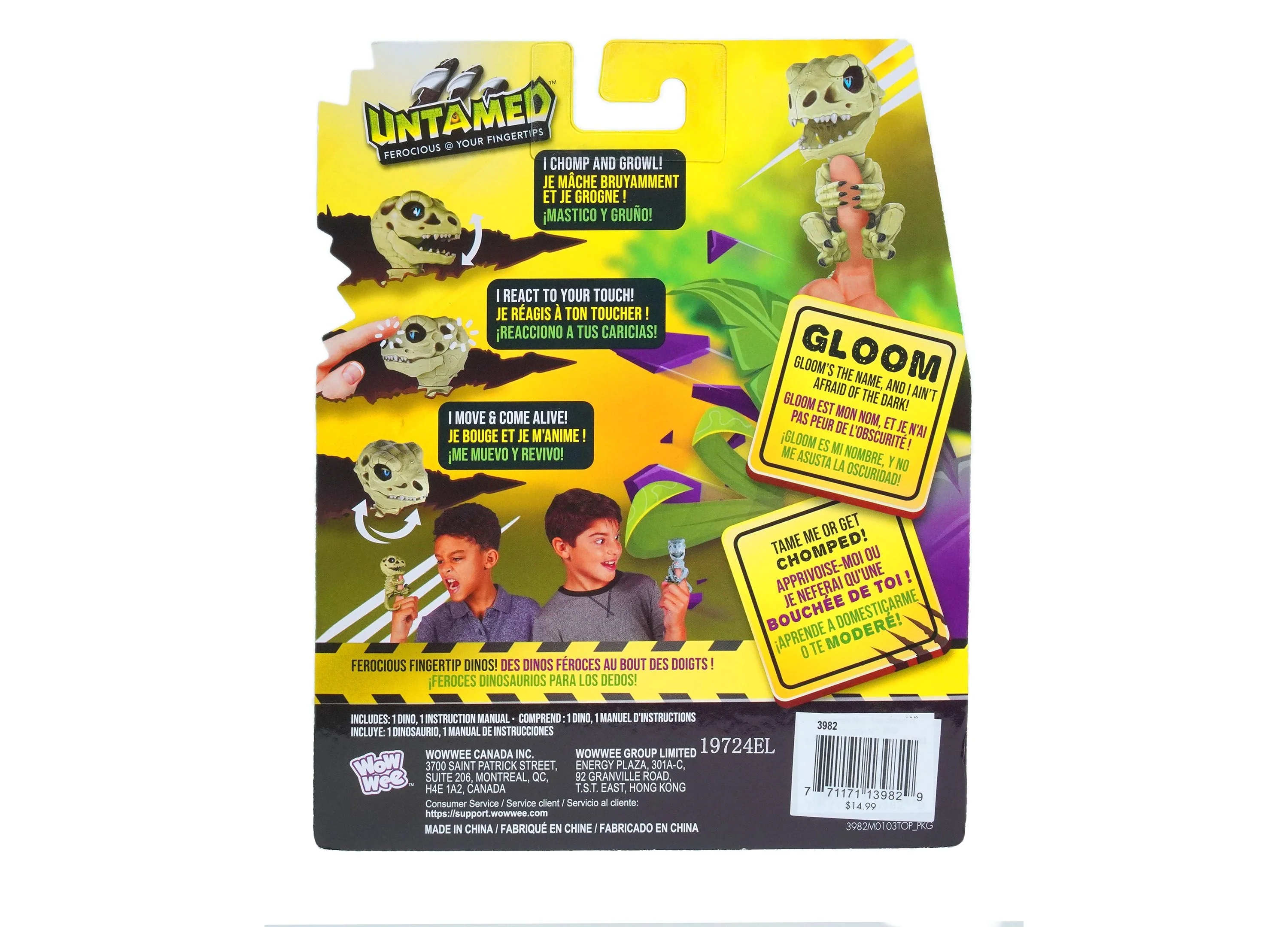 Untamed Skeleton Dino Boneheads by Fingerlings Gloom - WowWee Exclusive - Image 4