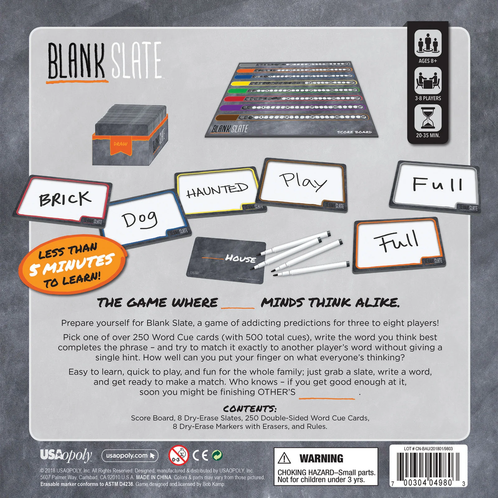USAopoly Blank Slate Family Board Game - Image 4