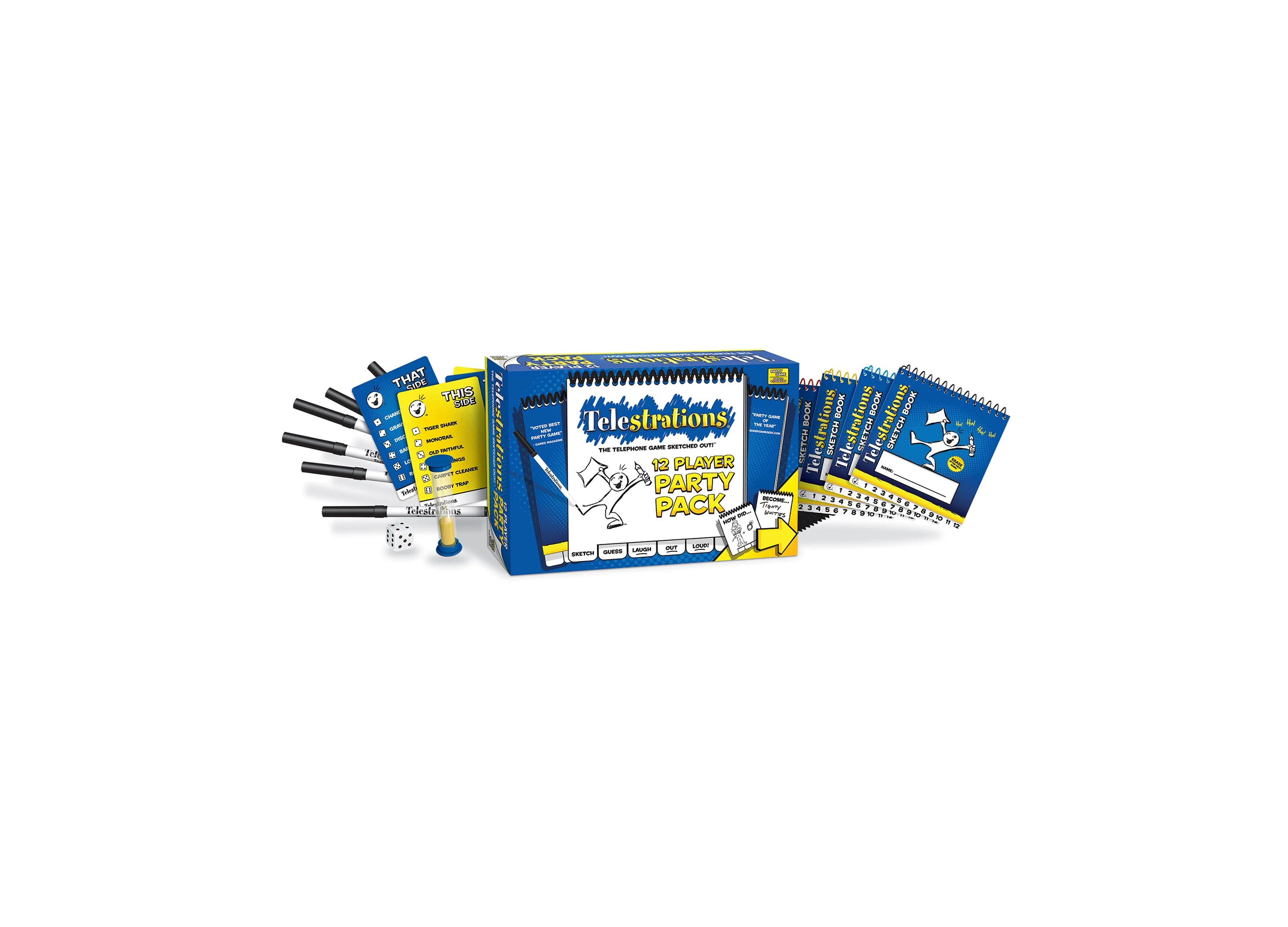 Telestrations 12 Player Party Pack Drawing Game - Image 2