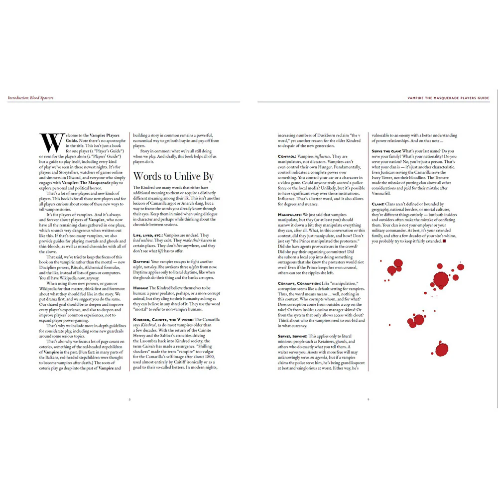 Vampire: The Masquerade 5th Edition - Players Guide Roleplaying Game - Image 2