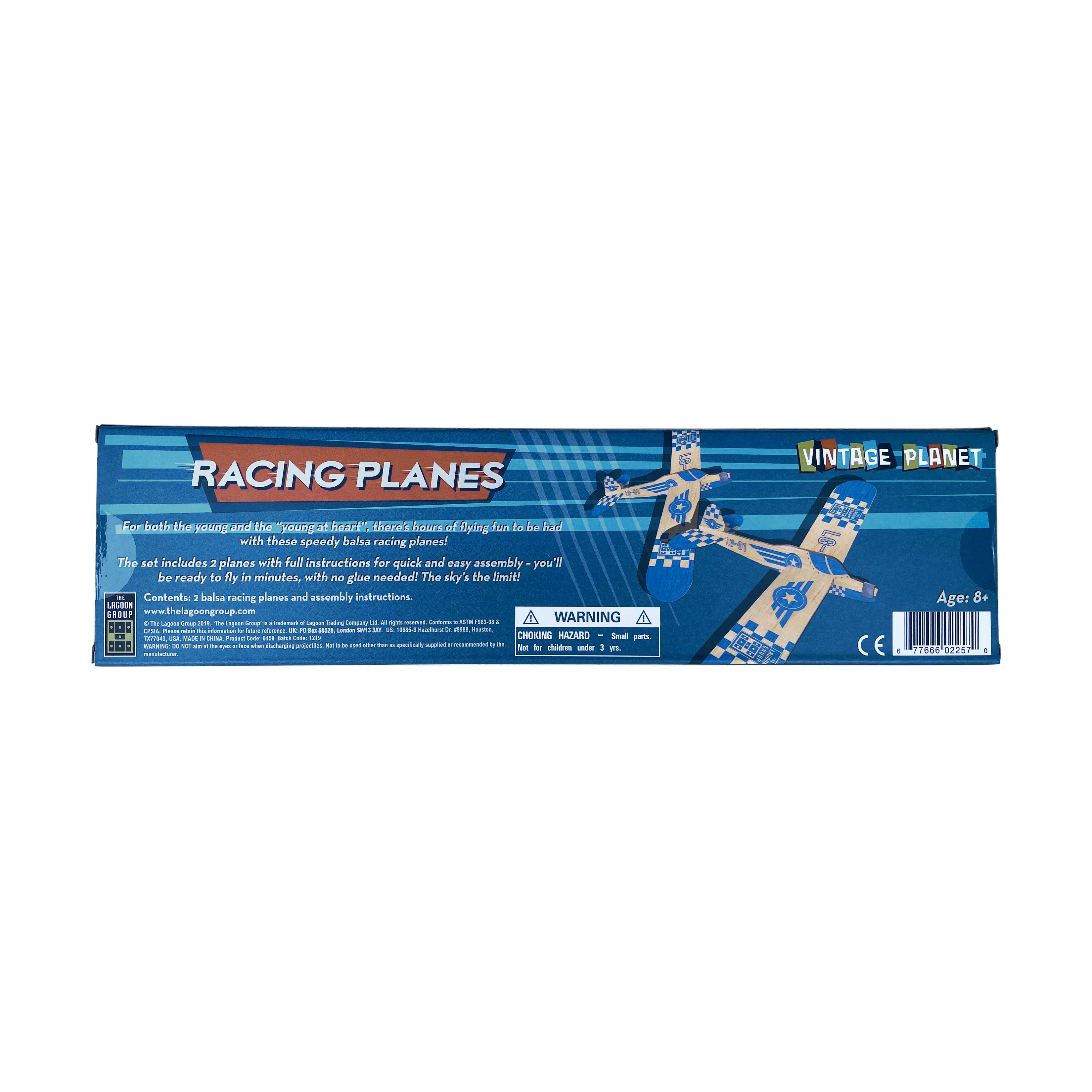 Vintage Planet Balsa Wood Racing Planes Set - Image 3
