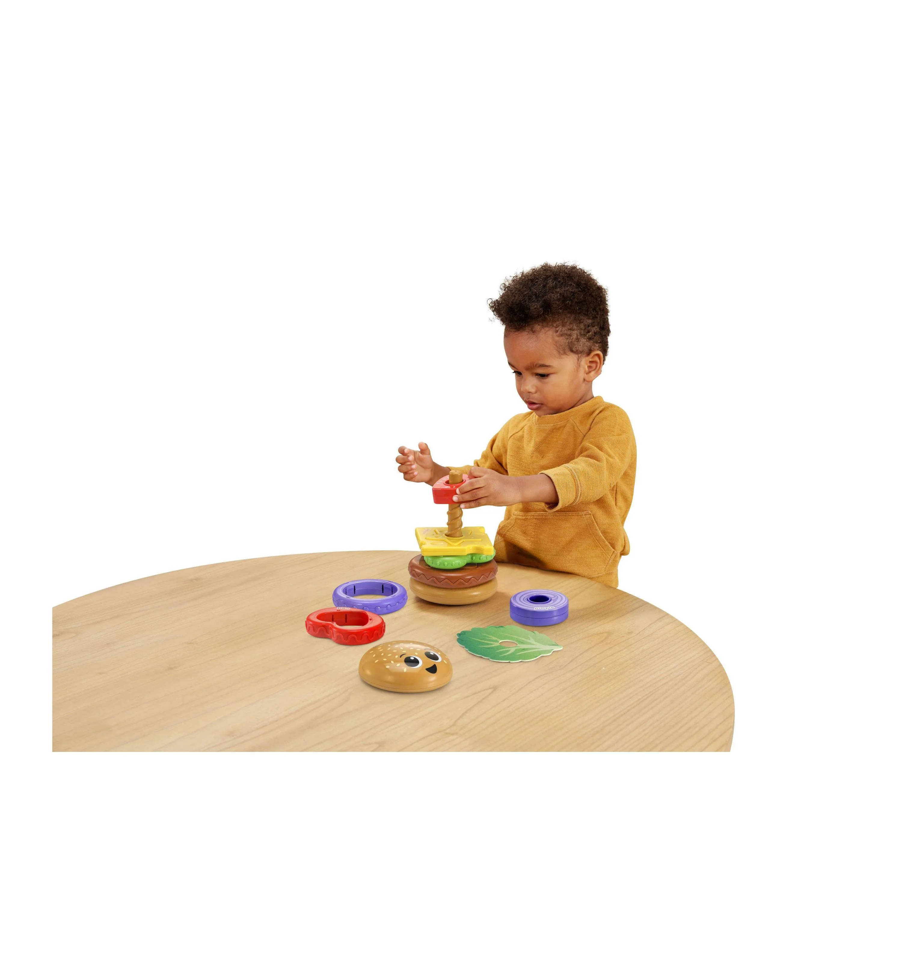 VTech 4-in-1 Learning Hamburger - Interactive Stacking and Puzzle Toy - Image 2