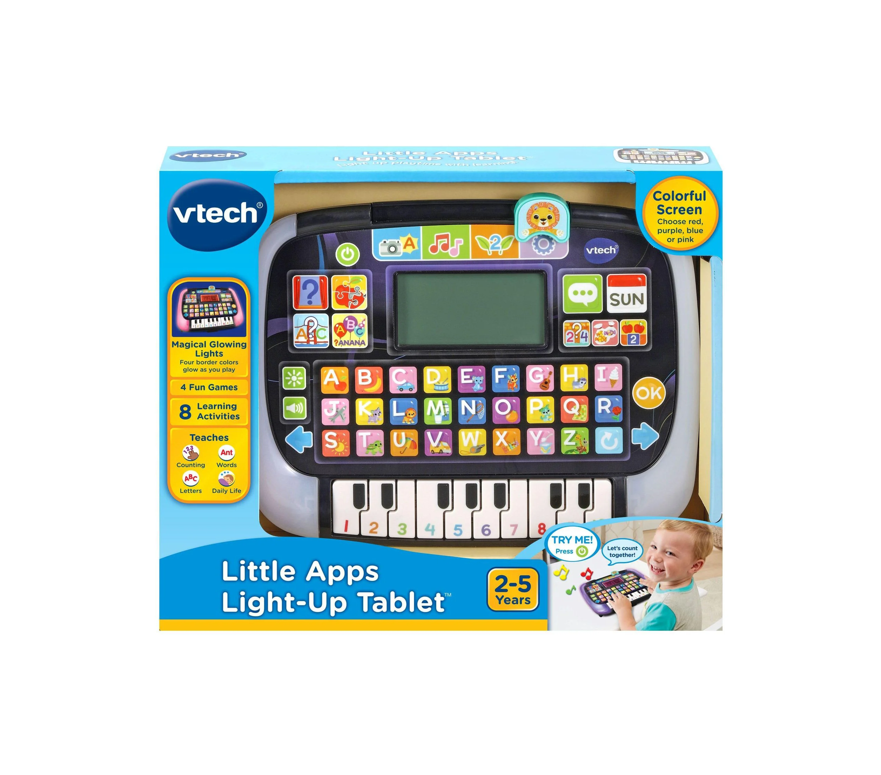 VTech Little Apps Light-Up Tablet for Ages 2-5 - Image 2