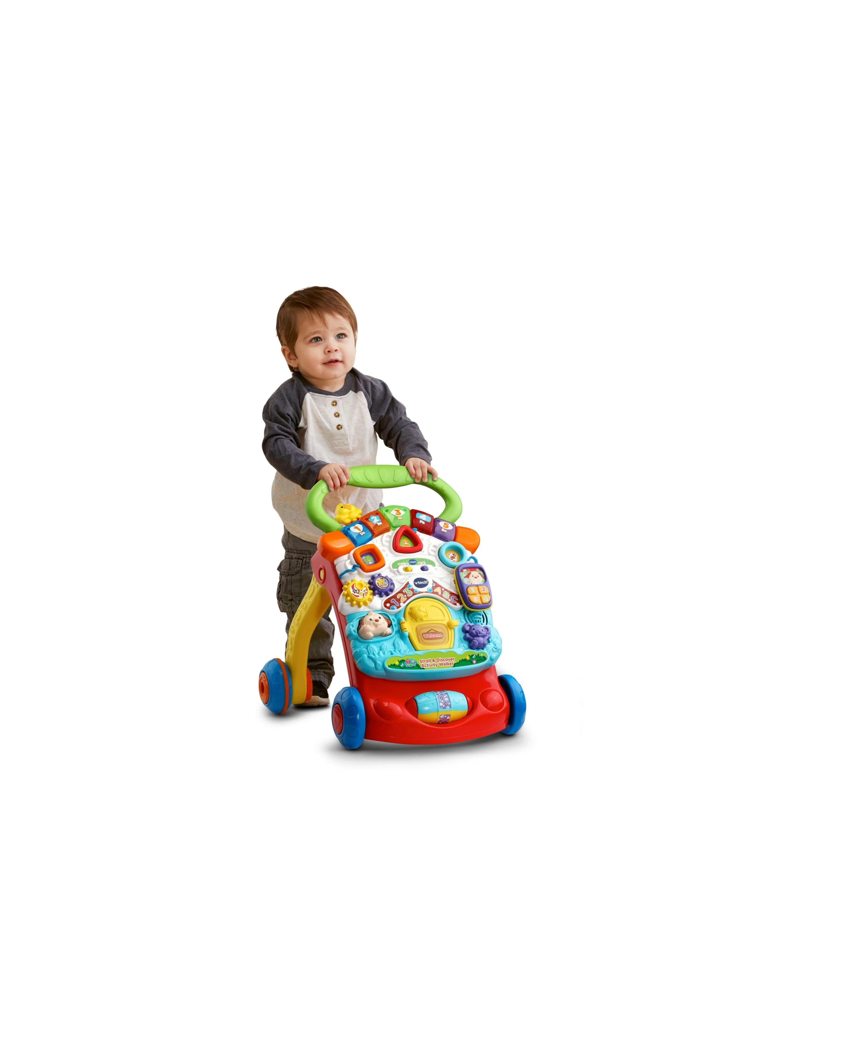 VTech Stroll & Discover Activity Walker - Interactive Toddler Learning Toy - Image 2
