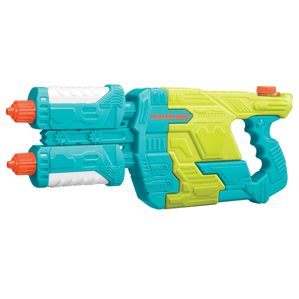 Water Warriors Waterlord Dual-Barrel Water Blaster for Kids, Ages 6+