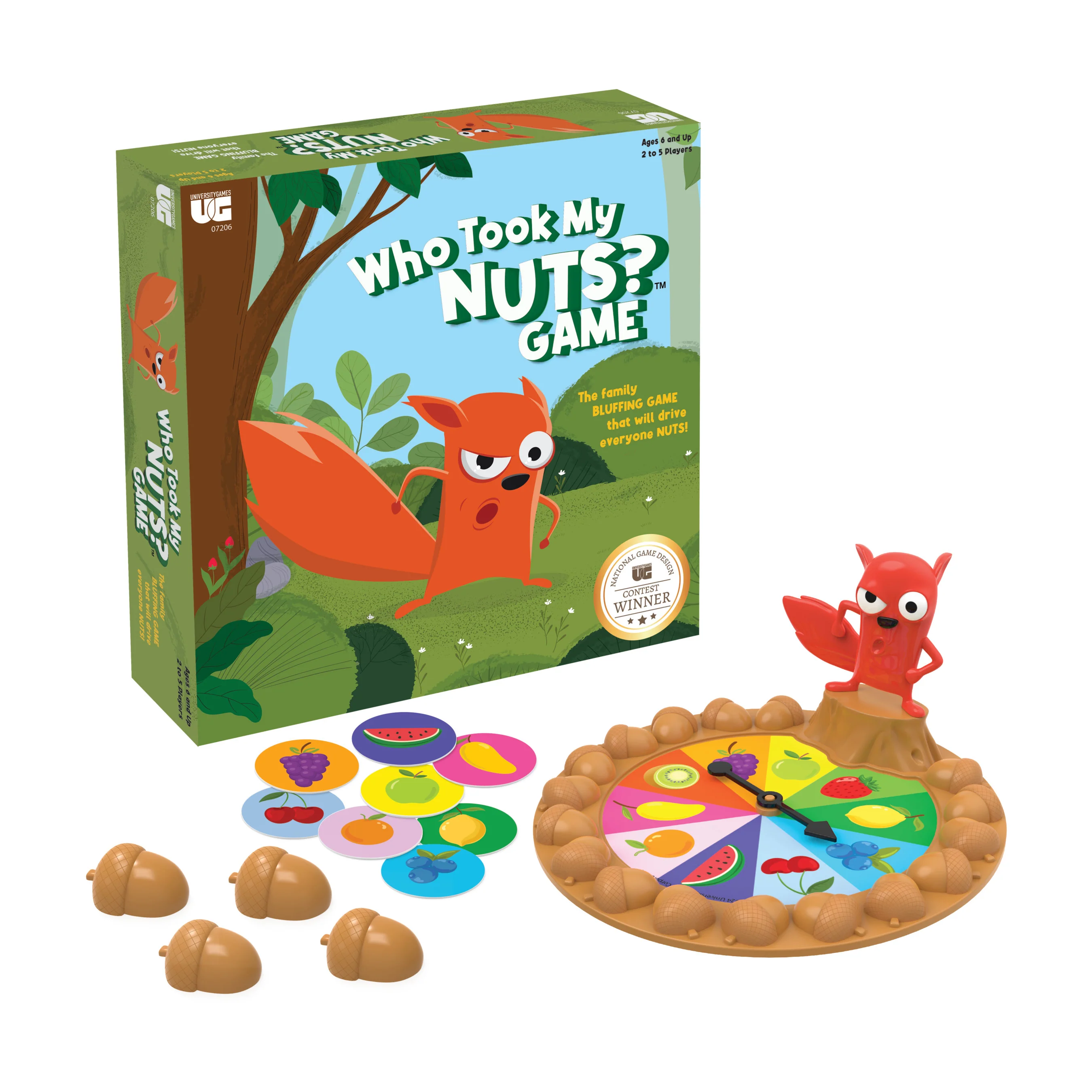 Who Took My NUTS? Squirrel Bluffing Board Game - Image 4