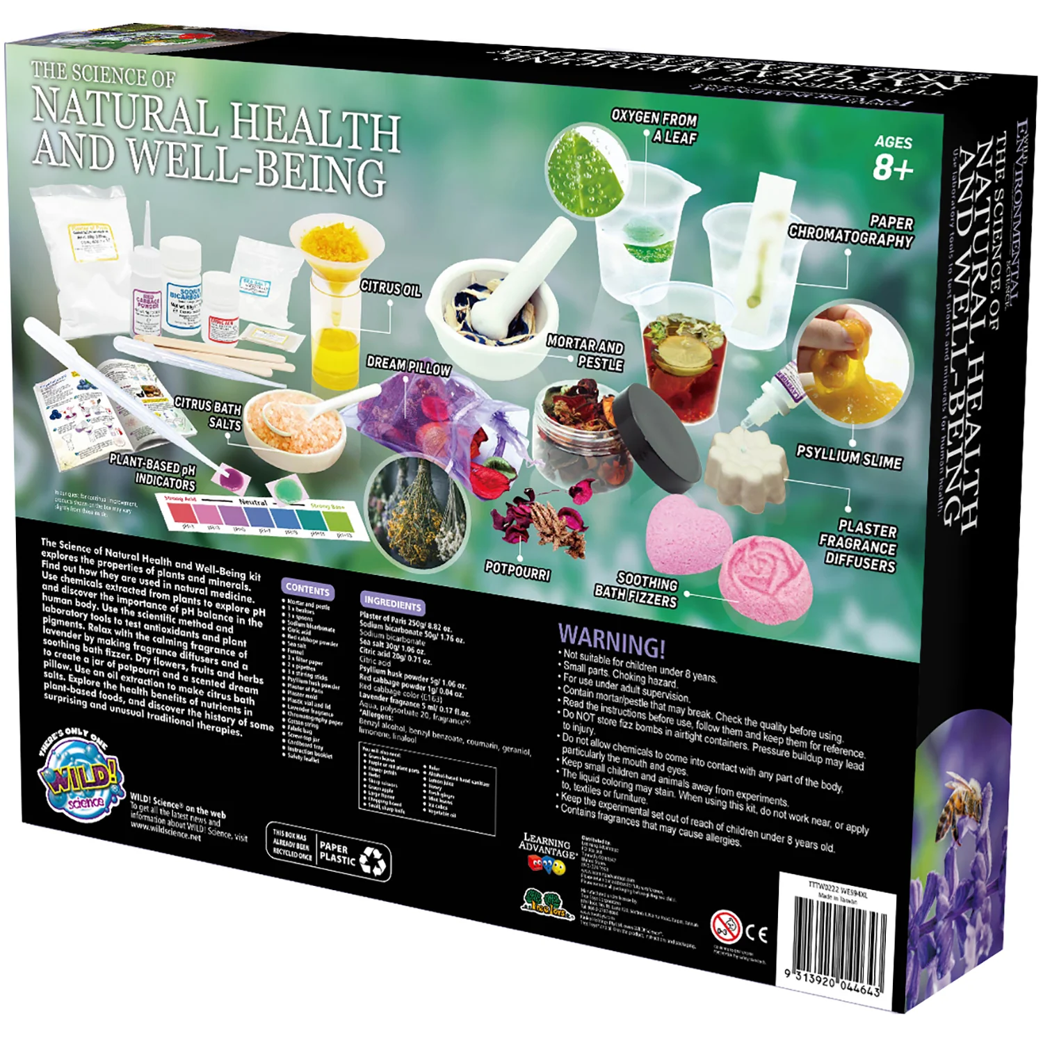 Wild Environmental Science Natural Health and Well-Being STEM Kit - Create Spa Essentials - Image 2
