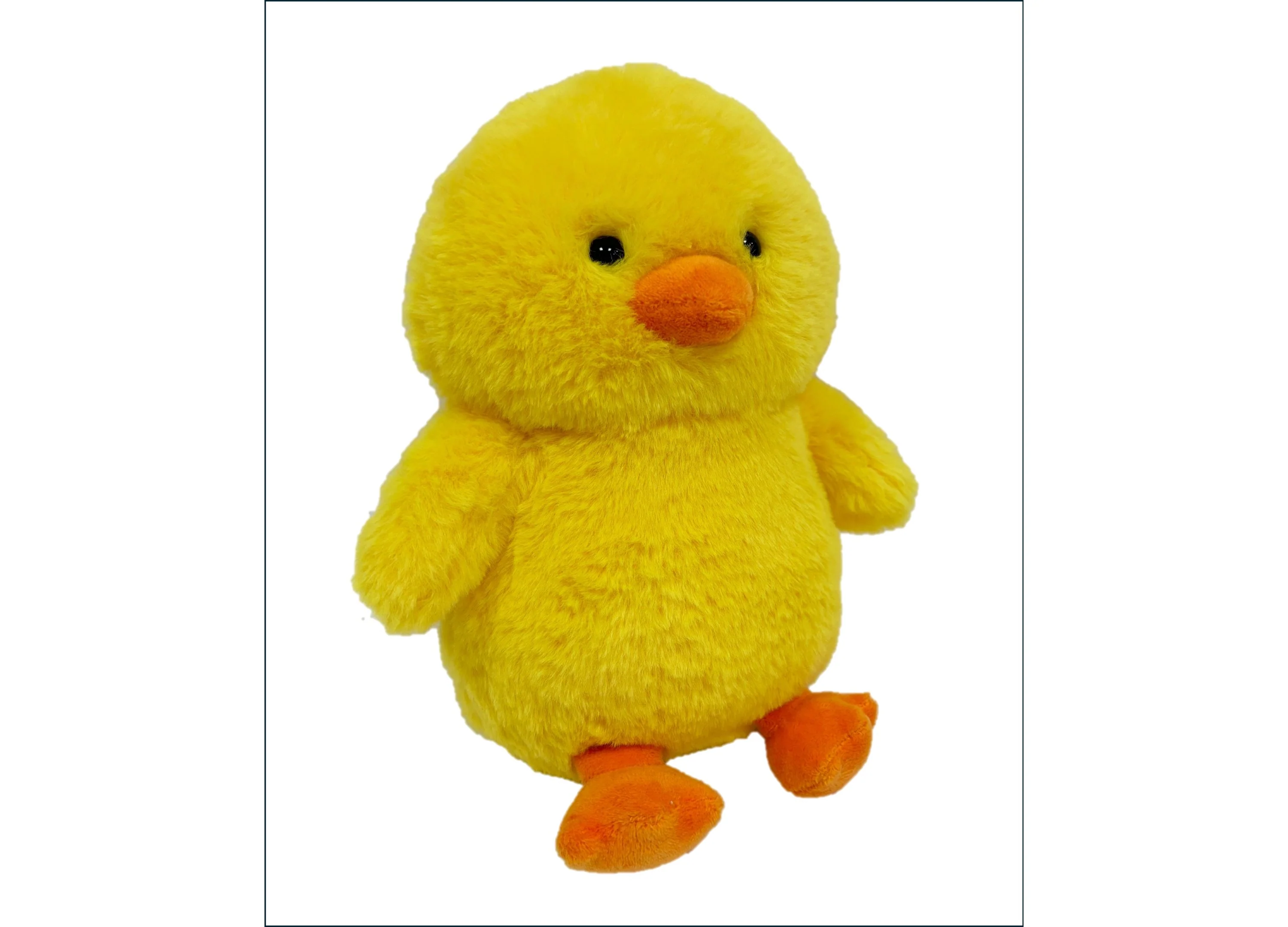 Wild Hippo Moo Squad 8 inch Plush Easter Chick - Yellow - Image 2