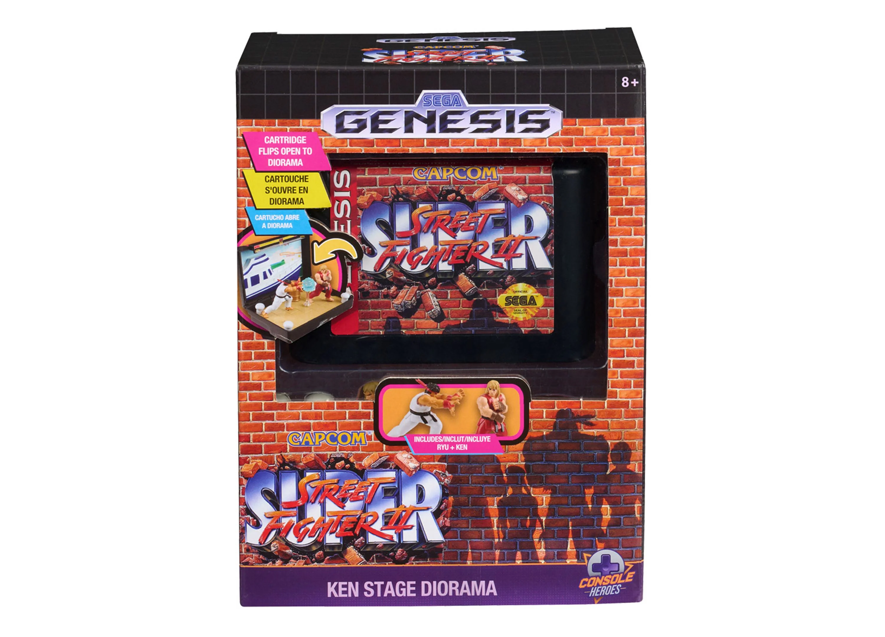 Wilder Toys SEGA Genesis Street Fighter II Diorama – Ryu & Ken