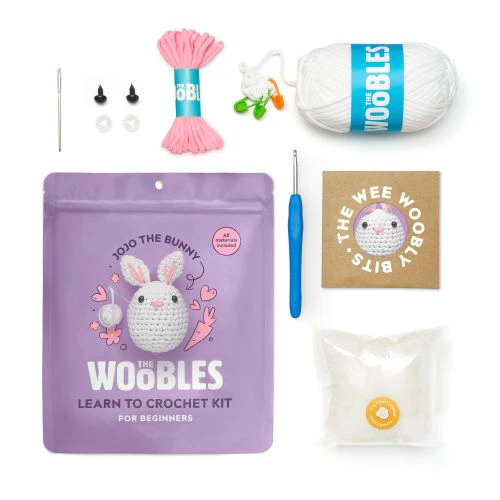 Woobles Bunny Beginner-Friendly Crochet Kit - Image 2