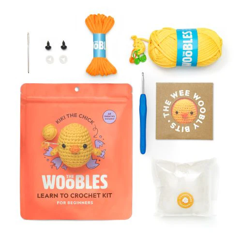 Woobles Chick Beginner-Friendly Crochet Kit - Image 2