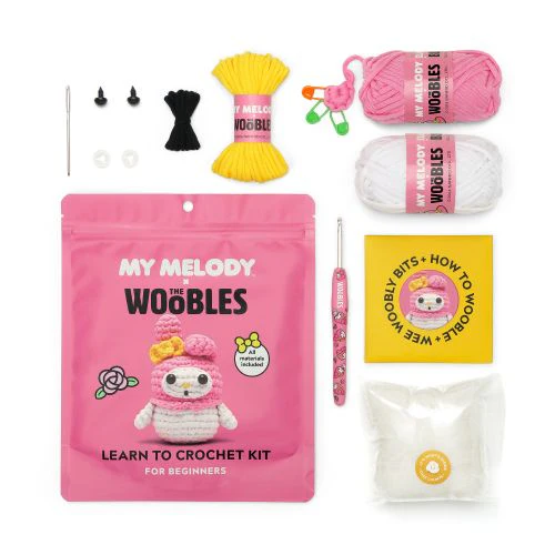 Woobles My Melody Beginner-Friendly Crochet Kit - Image 2
