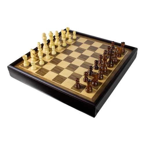Regal Maple & Walnut Wooden Chess Set Deluxe - Image 10