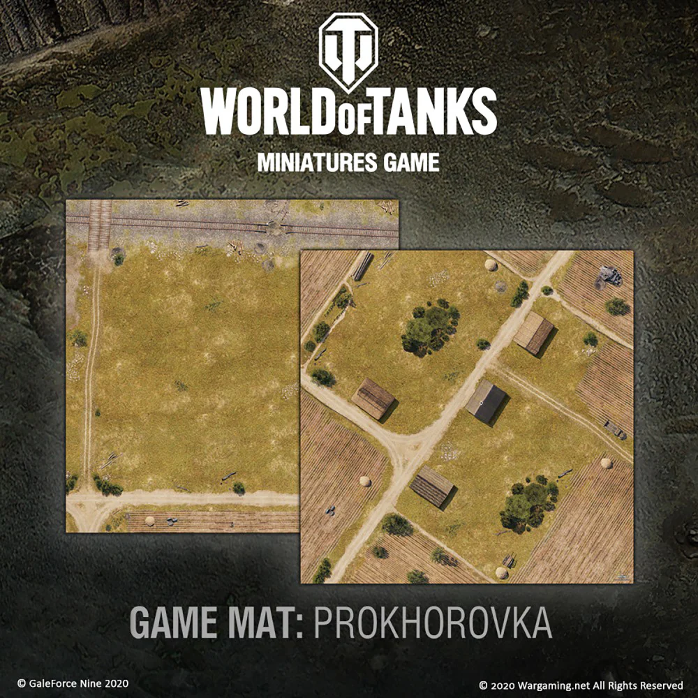 World of Tanks Prokhorovka 36"x36" Double-Sided Neoprene Game Mat - Image 3