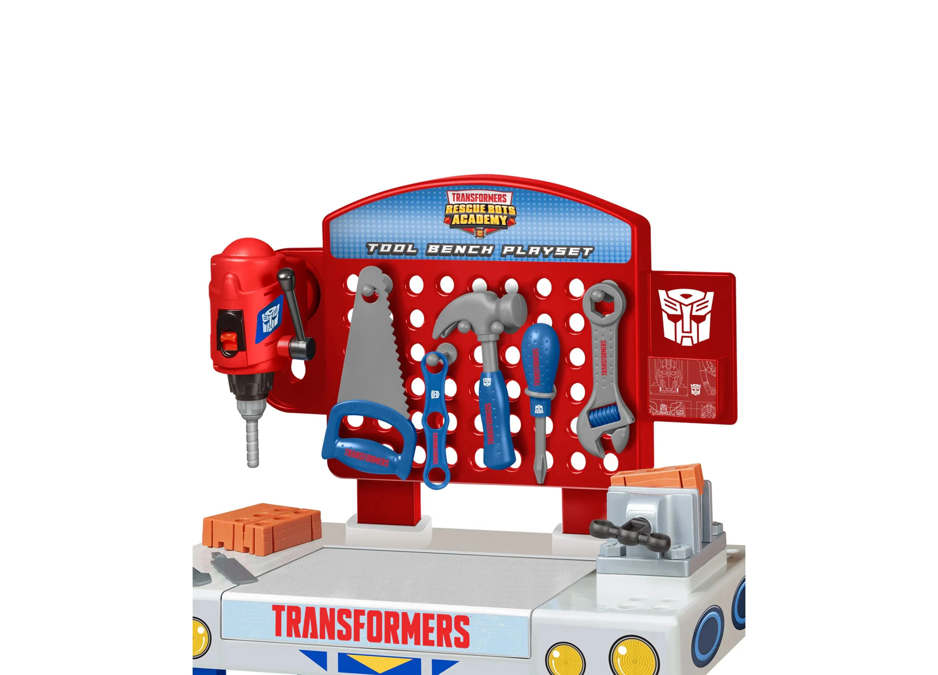 Transformers Rescue Bots Academy Tool Bench Playset With Take-Apart Bumblebee & Optimus Prime - 68 Pieces - Image 5