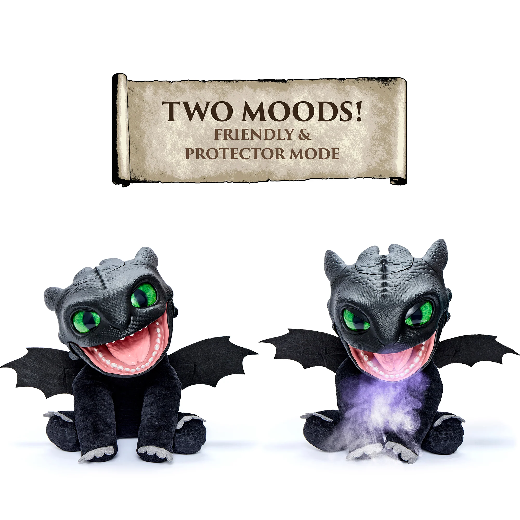 WOW! STUFF RealFX Interactive 10 inch Toothless Puppetronic Plush with 50+ Sounds from HTTYD - Image 5