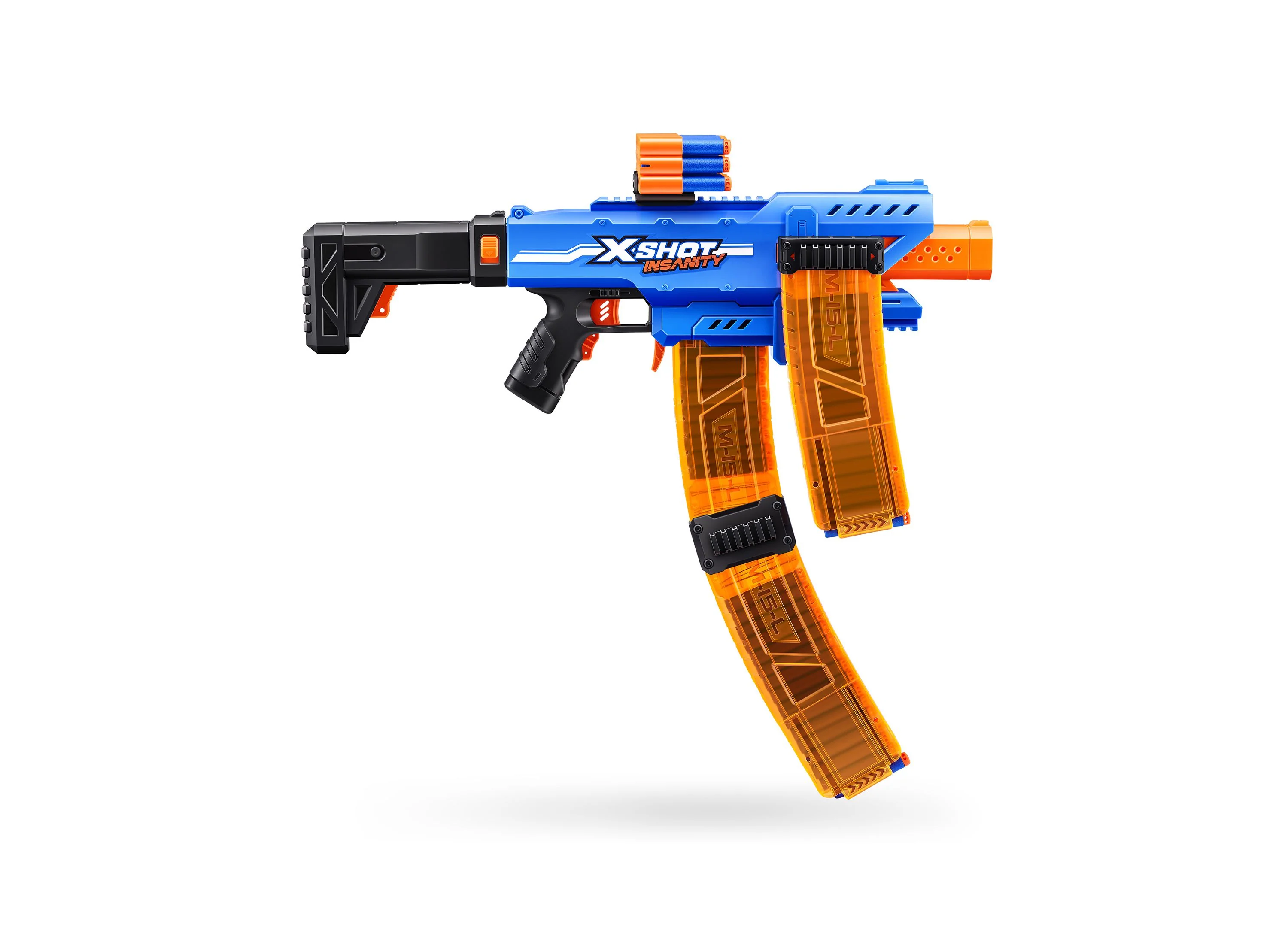 X-Shot Insanity Motorized Clip Blaster Showdown - Image 3