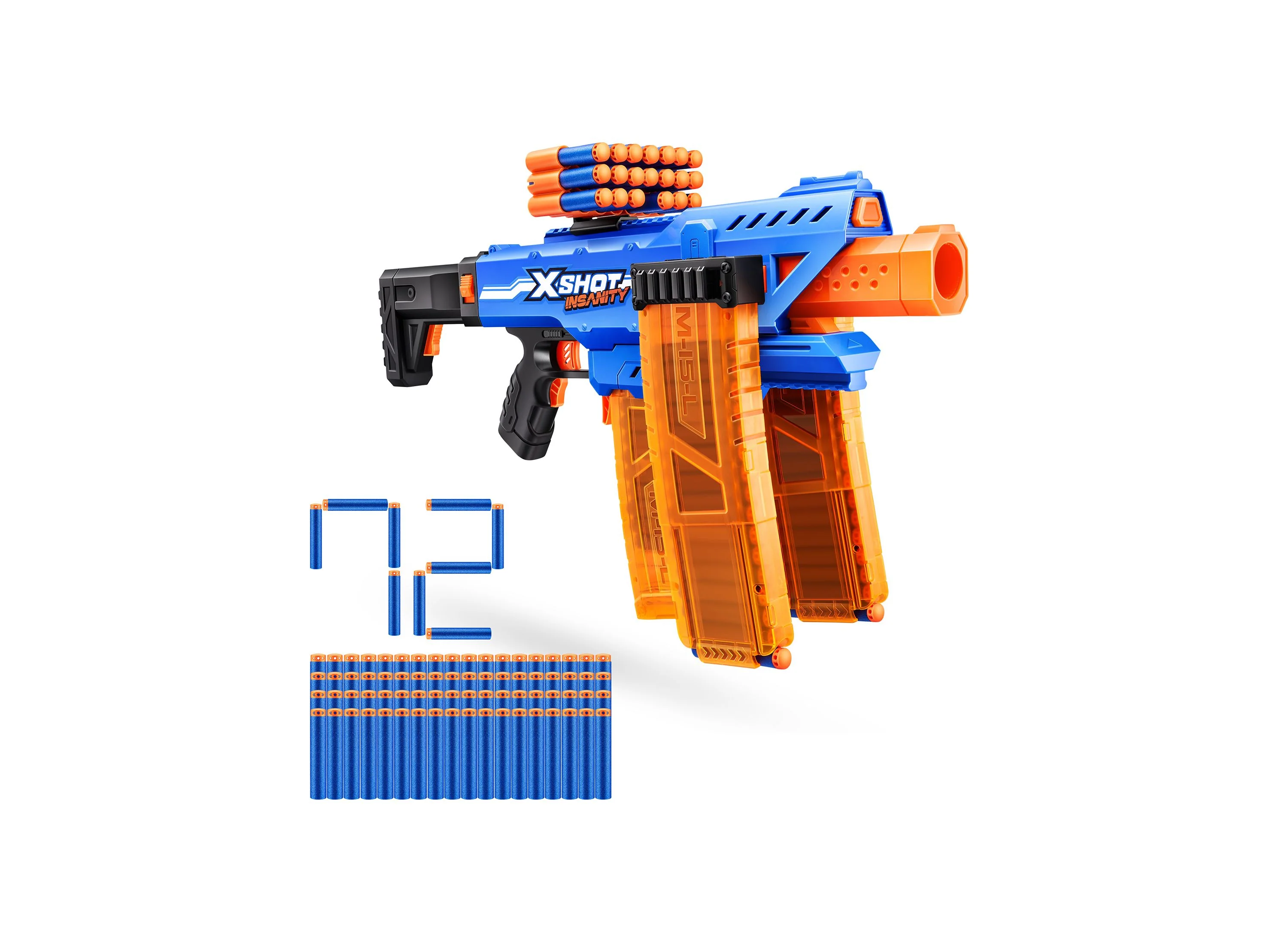 X-Shot Insanity Motorized Clip Blaster Showdown - Image 4