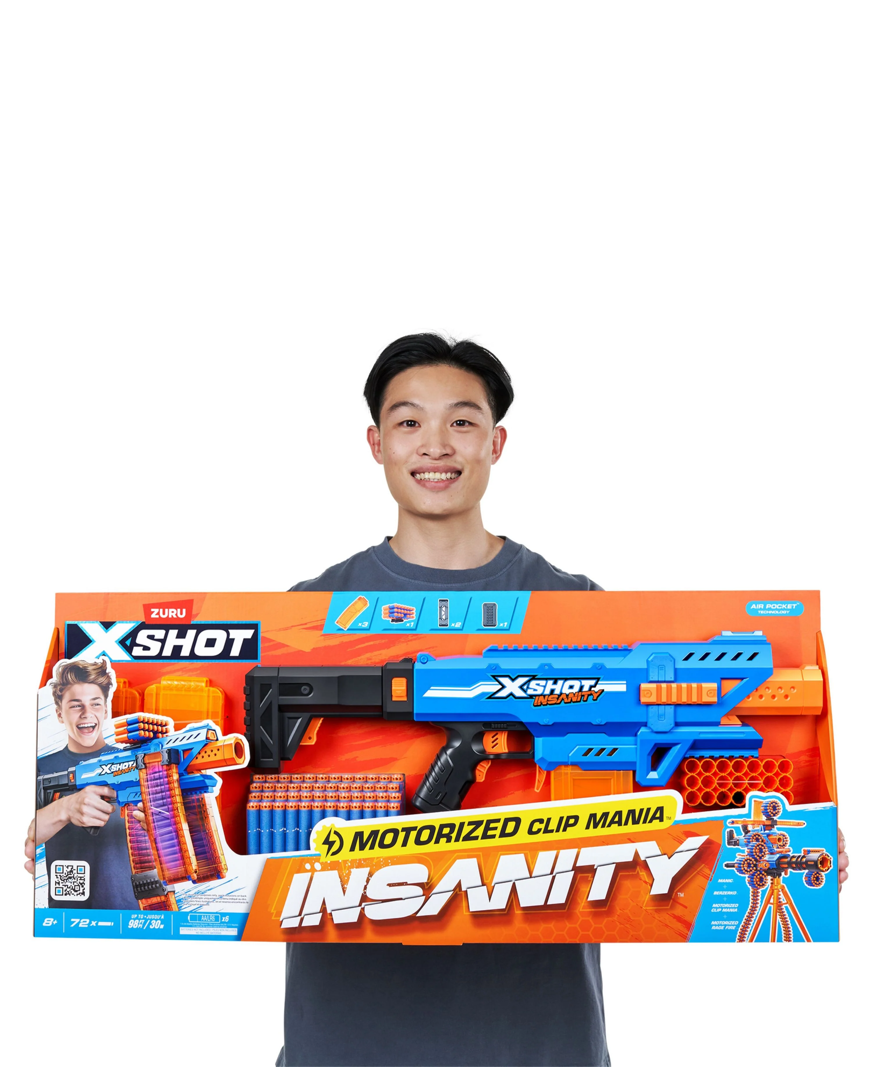 X-Shot Insanity Motorized Clip Blaster Showdown - Image 9