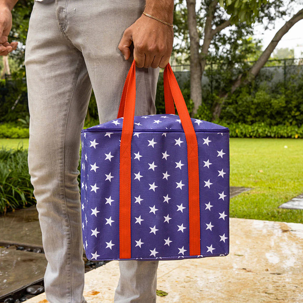 YardCandy Stars & Stripes Jumbo Wooden Tumbling Tower Set - Image 4
