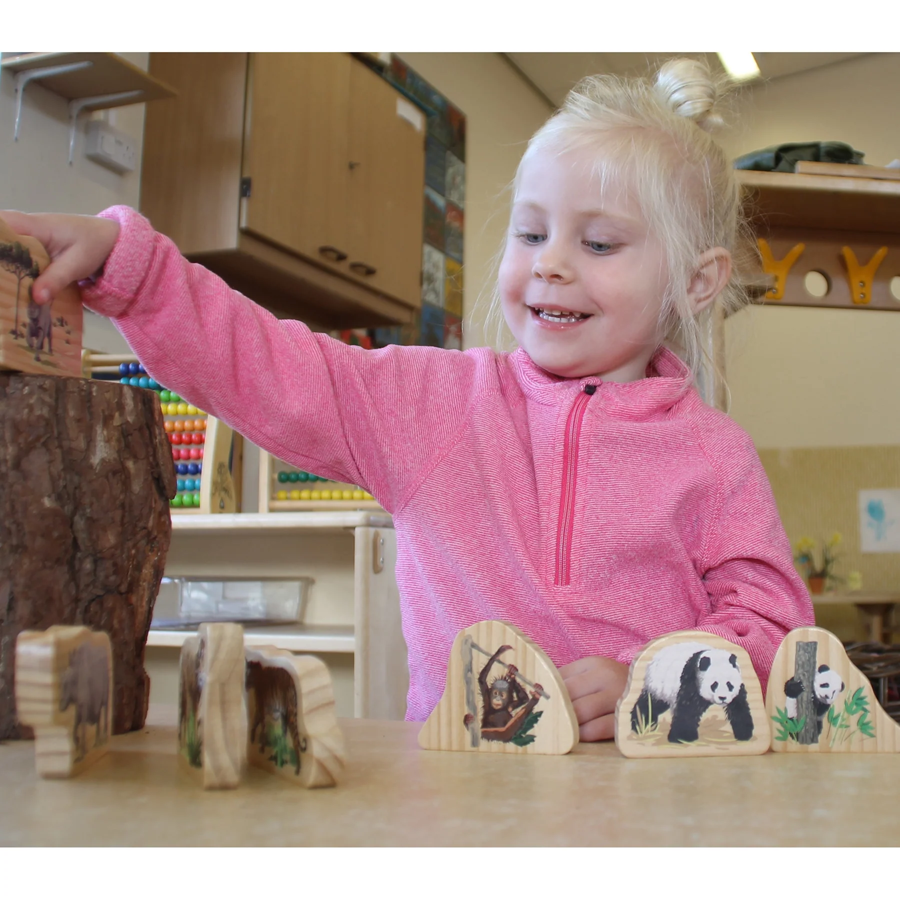 Yellow Door Endangered Animal Families Wooden Playset - Image 10