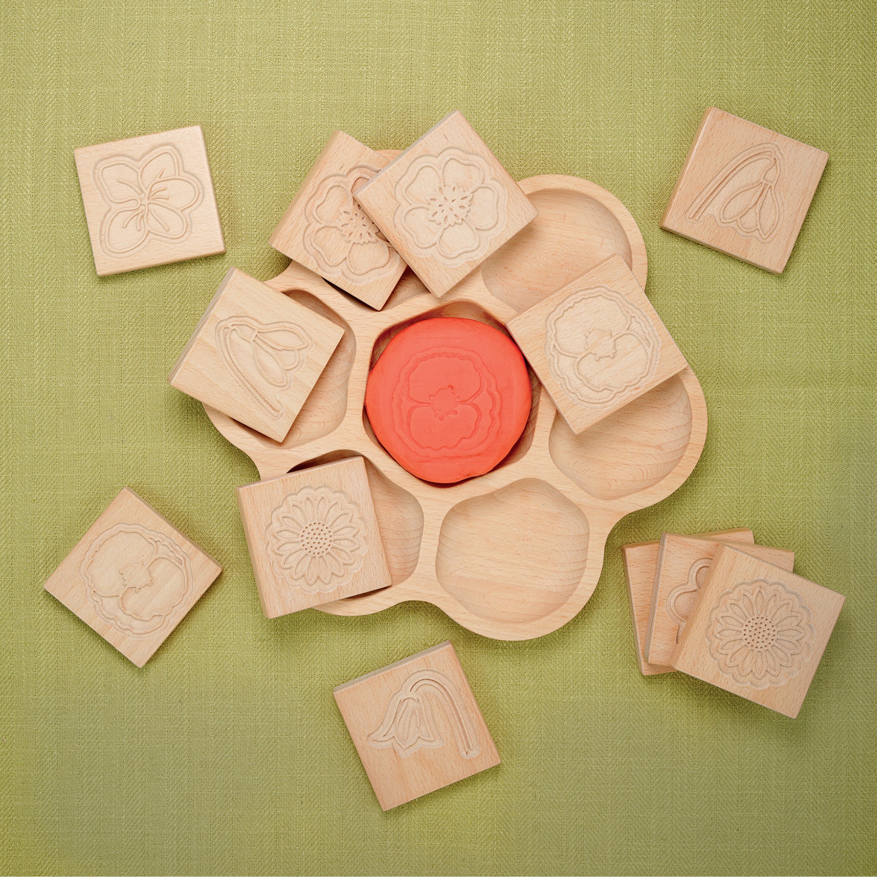 Yellow Door Match Me Sensory Flower Exploration Tiles - Image 3