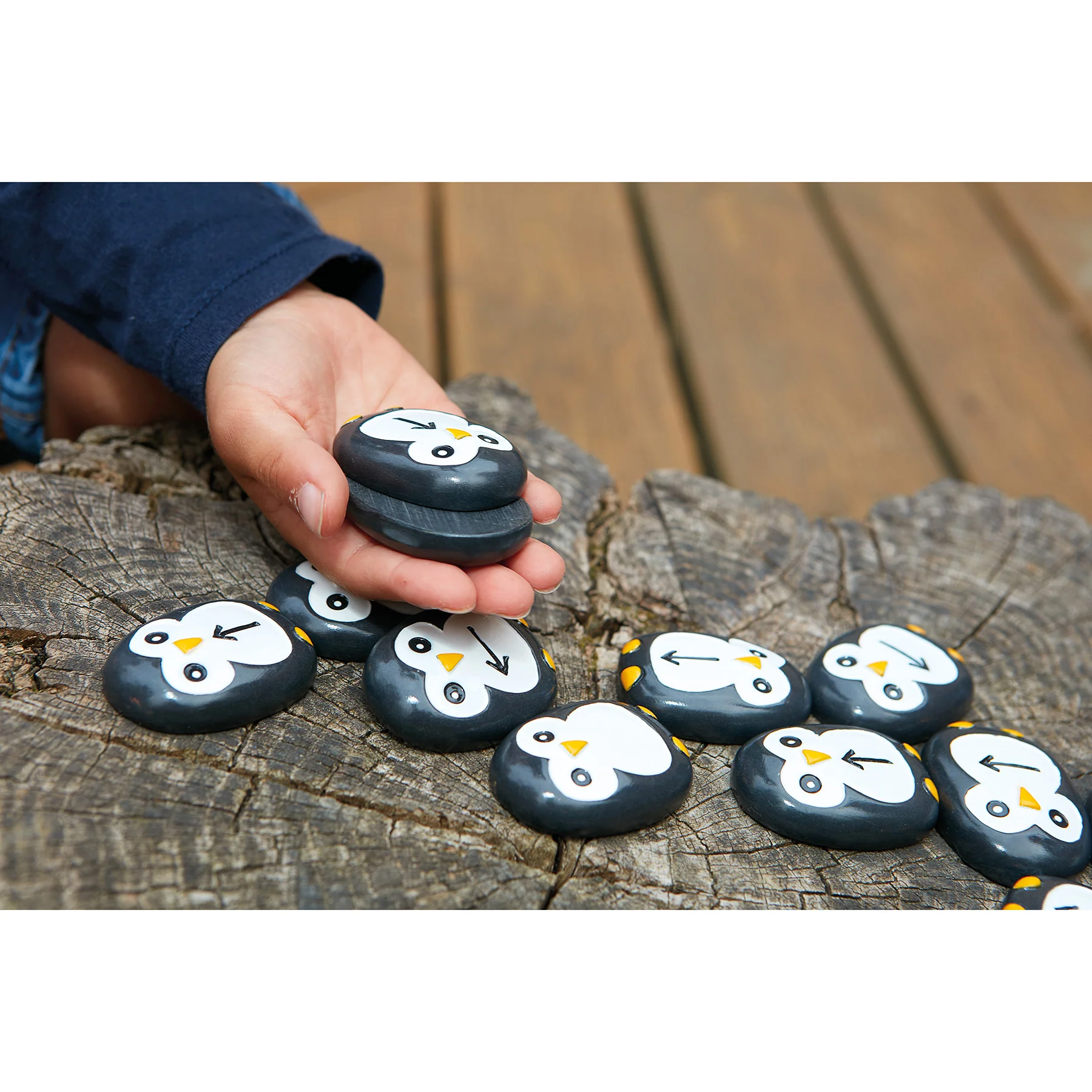 Yellow Door Pre-Coding Penguin Stones - Tactile Learning Set of 18 - Image 7