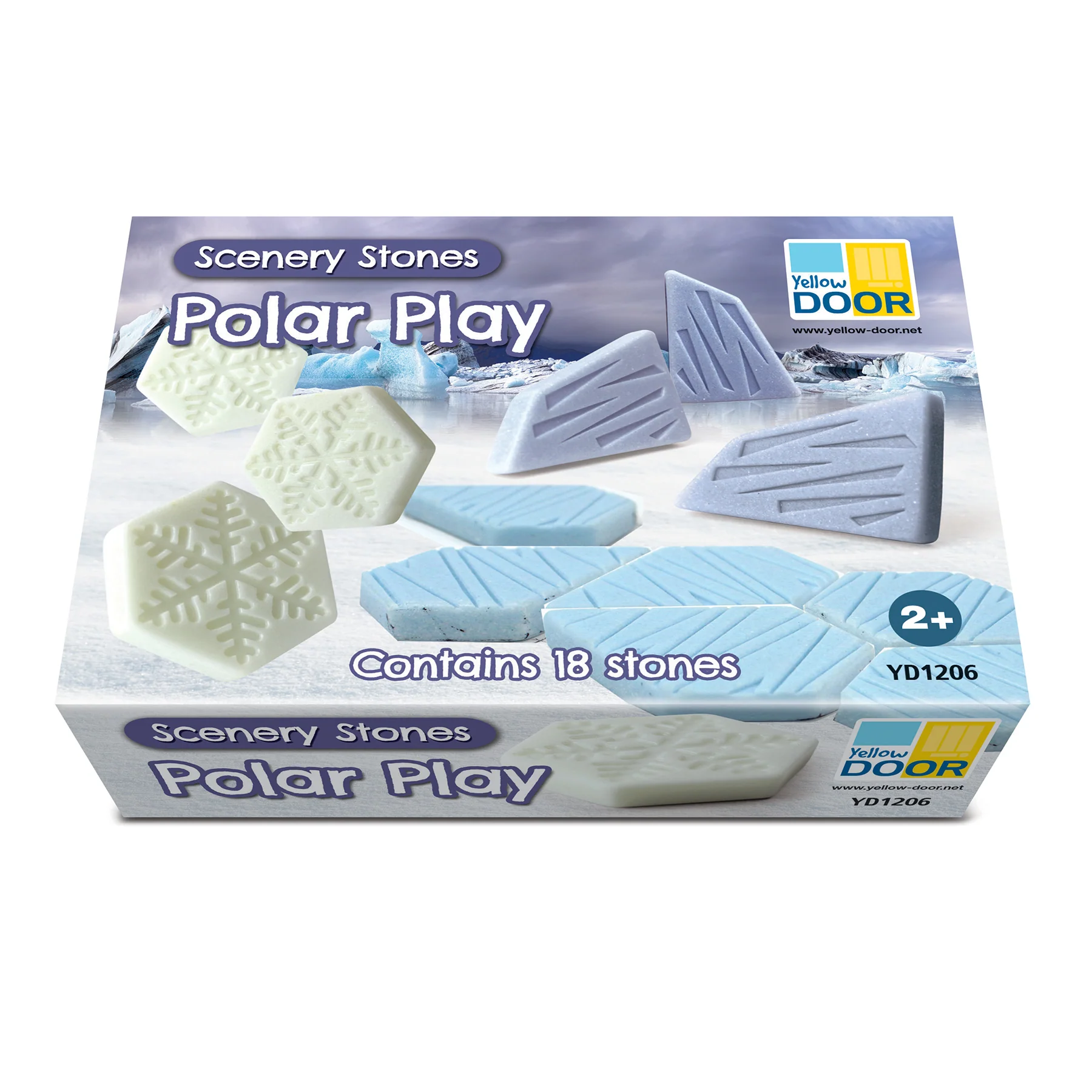Yellow Door - Polar Play Scenery Stones - Set of 18 - Image 2