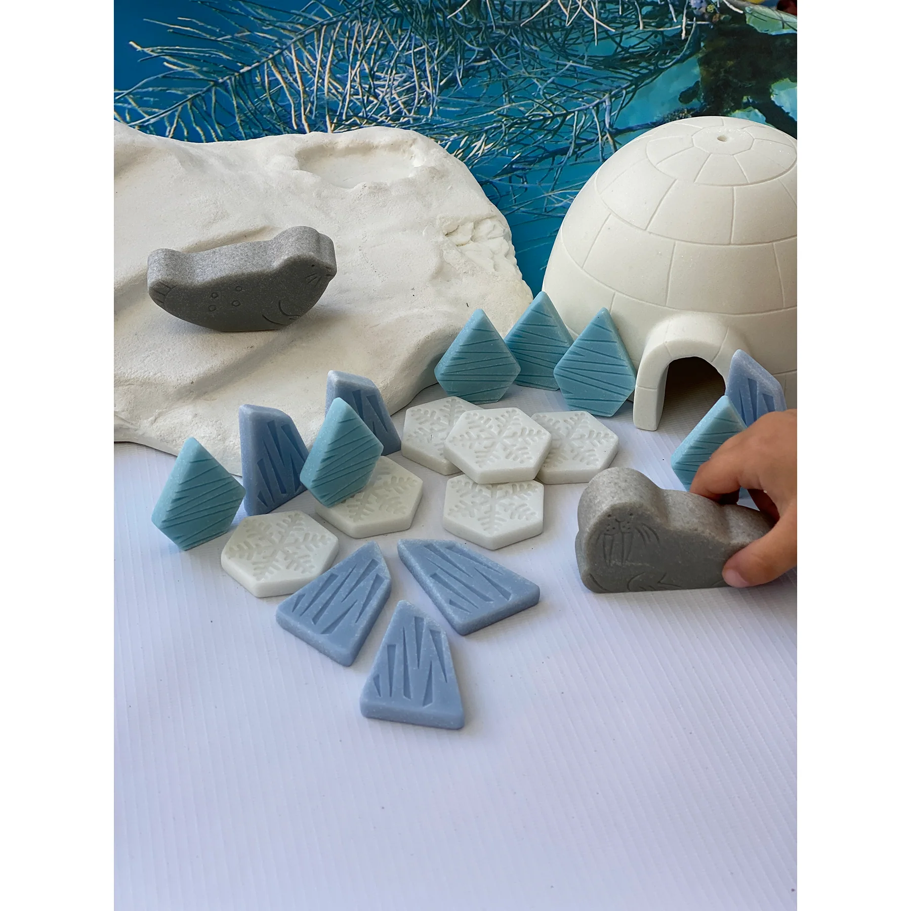Yellow Door - Polar Play Scenery Stones - Set of 18 - Image 4