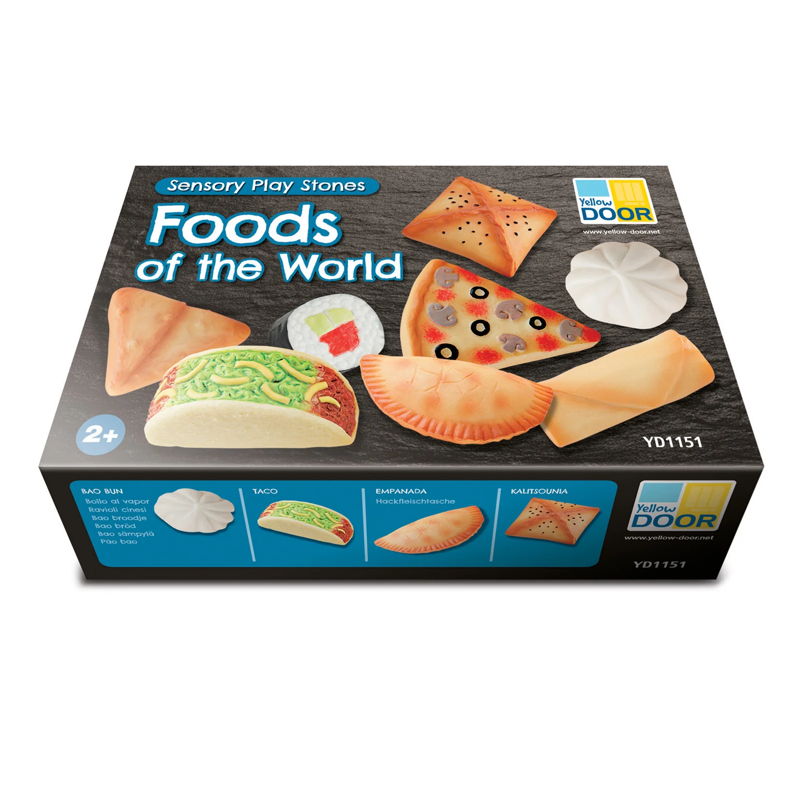 Yellow Door Sensory Play Stones - Foods of the World - Multicultural Learning Toy - Image 5